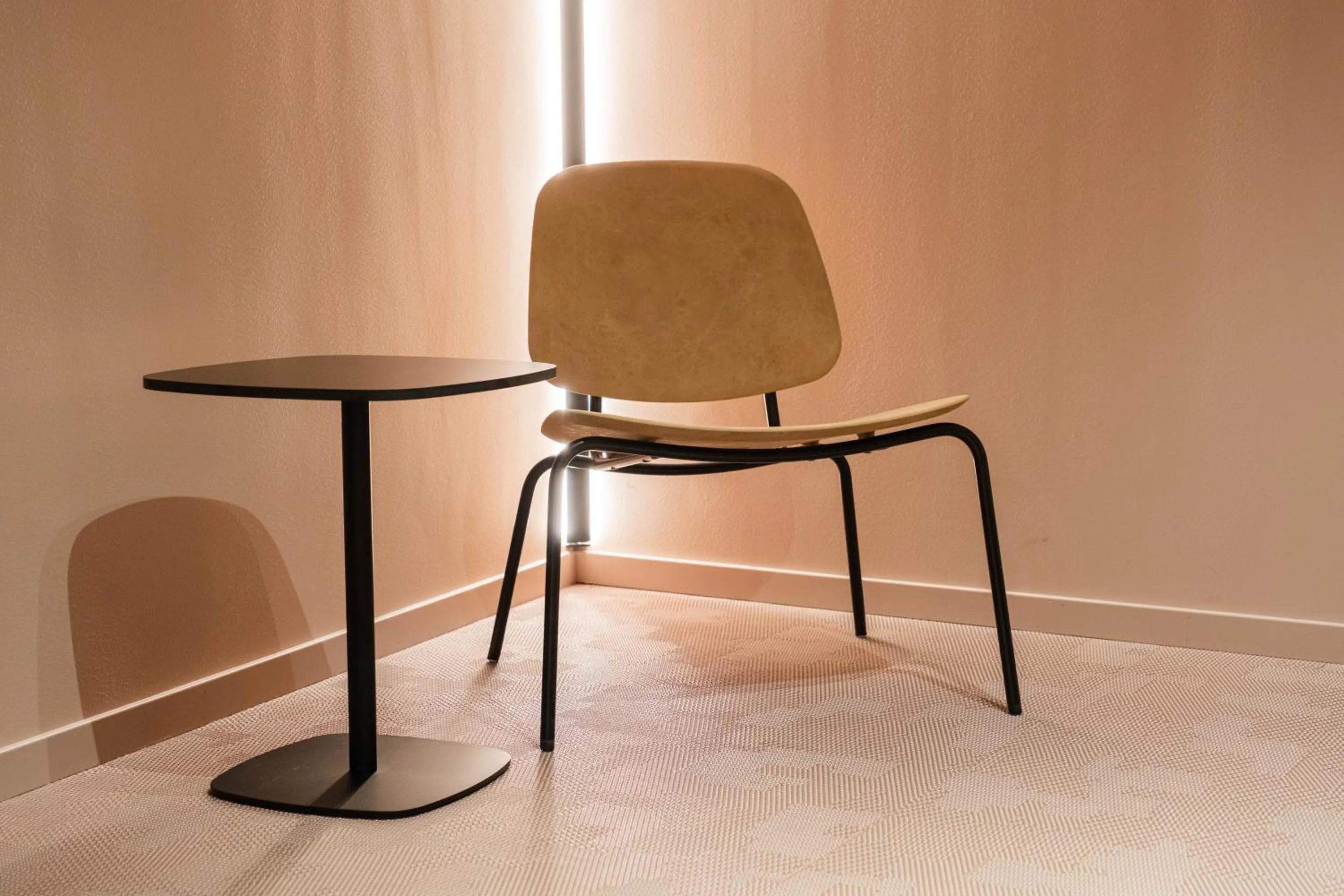 Seating area in Citybox Stockholm