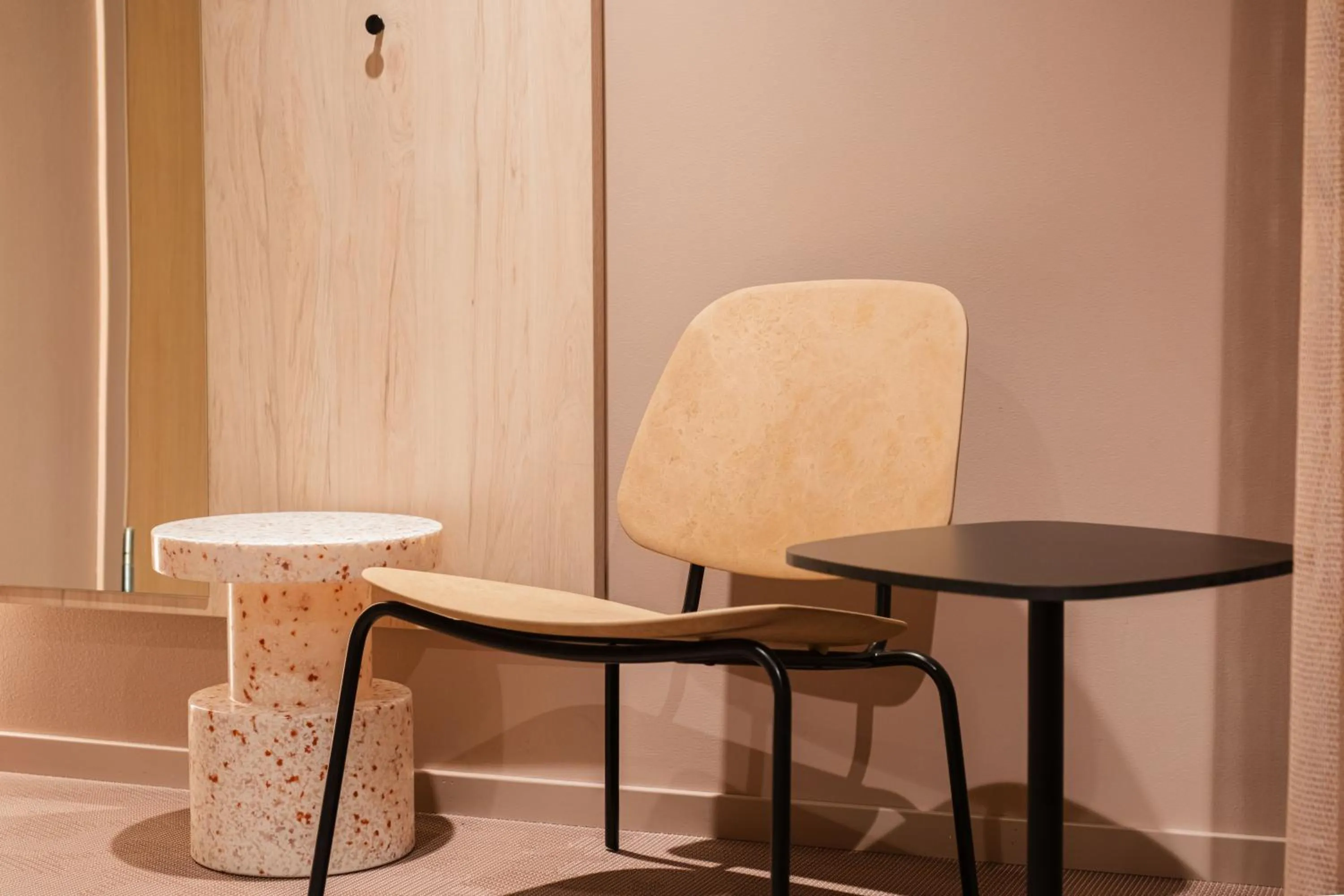 Seating area in Citybox Stockholm