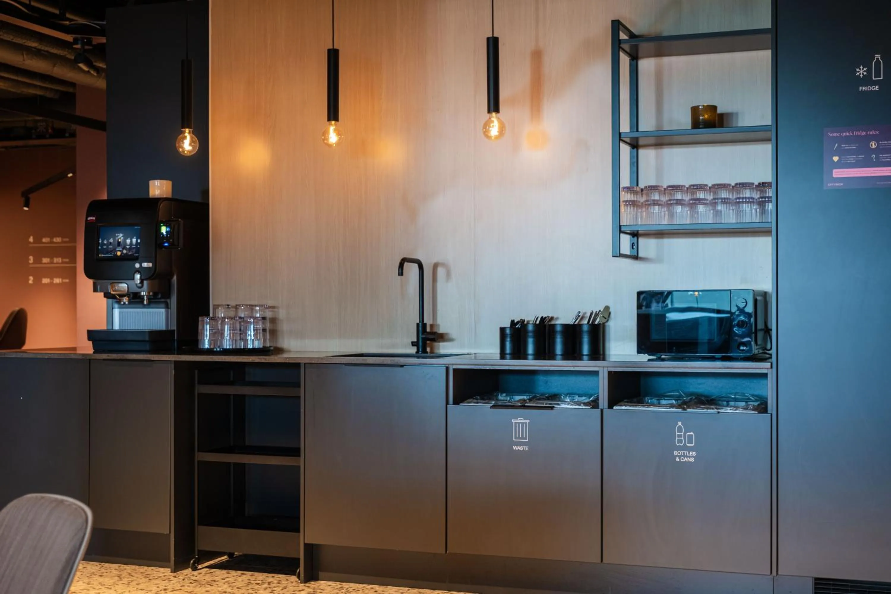 Kitchen or kitchenette in Citybox Stockholm