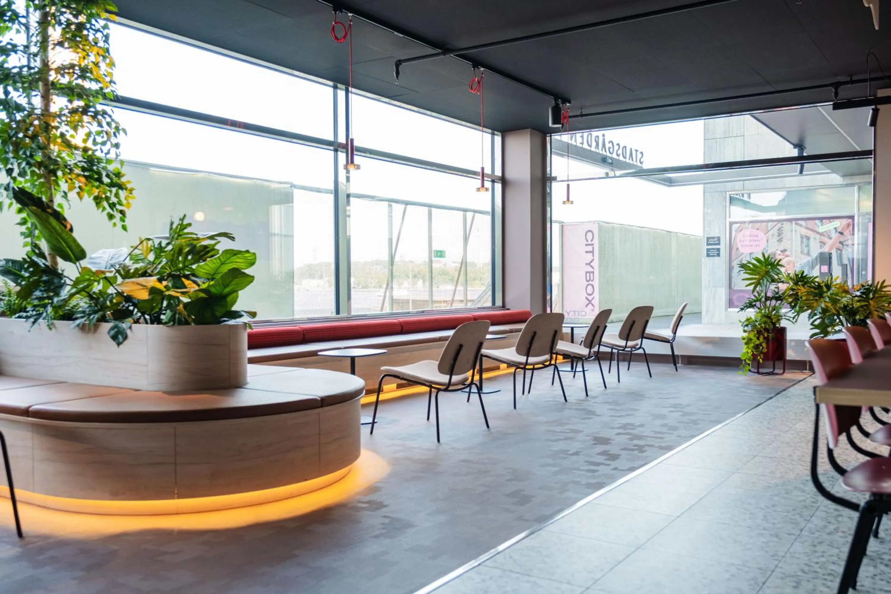 Lobby or reception in Citybox Stockholm