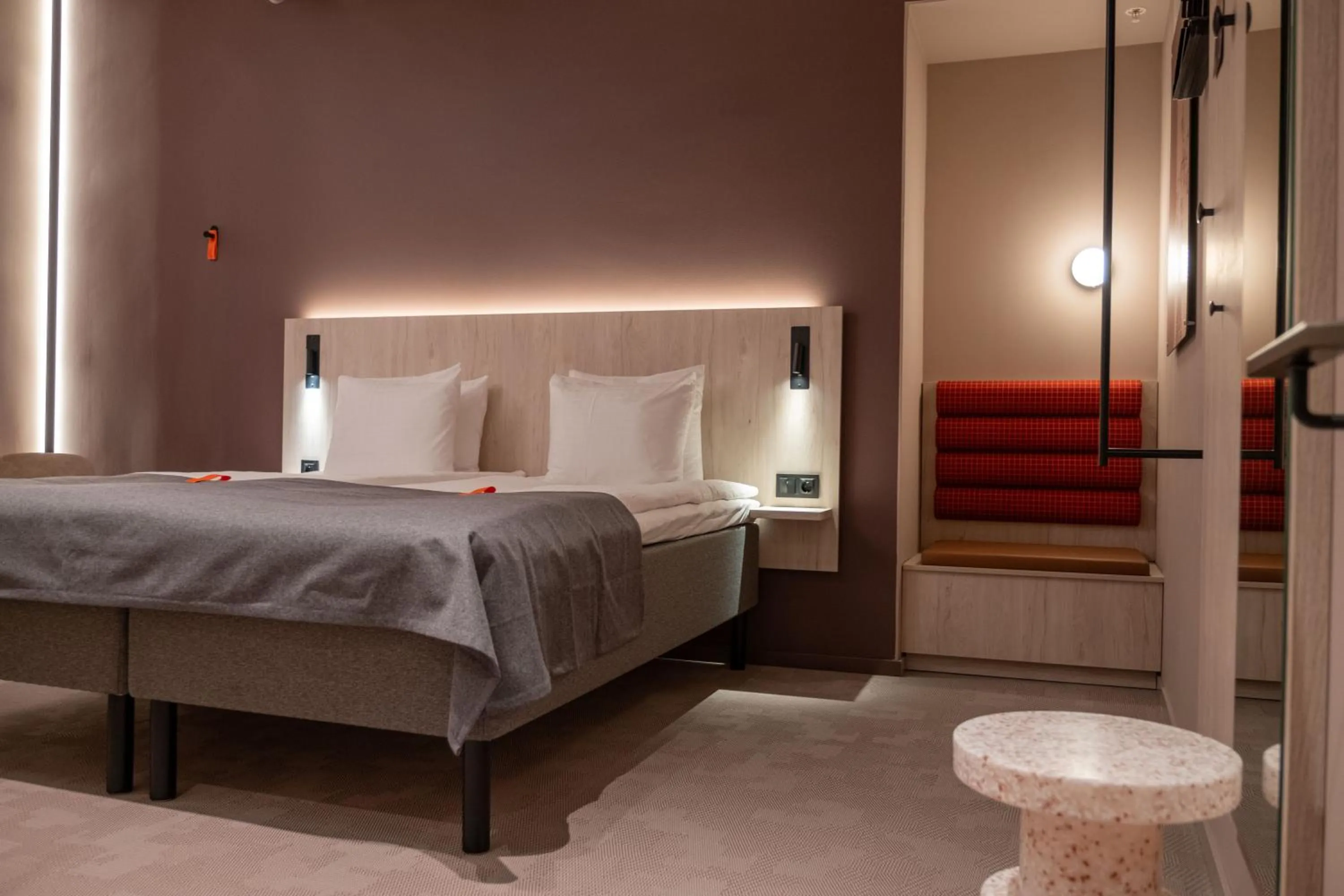 Bed in Citybox Stockholm