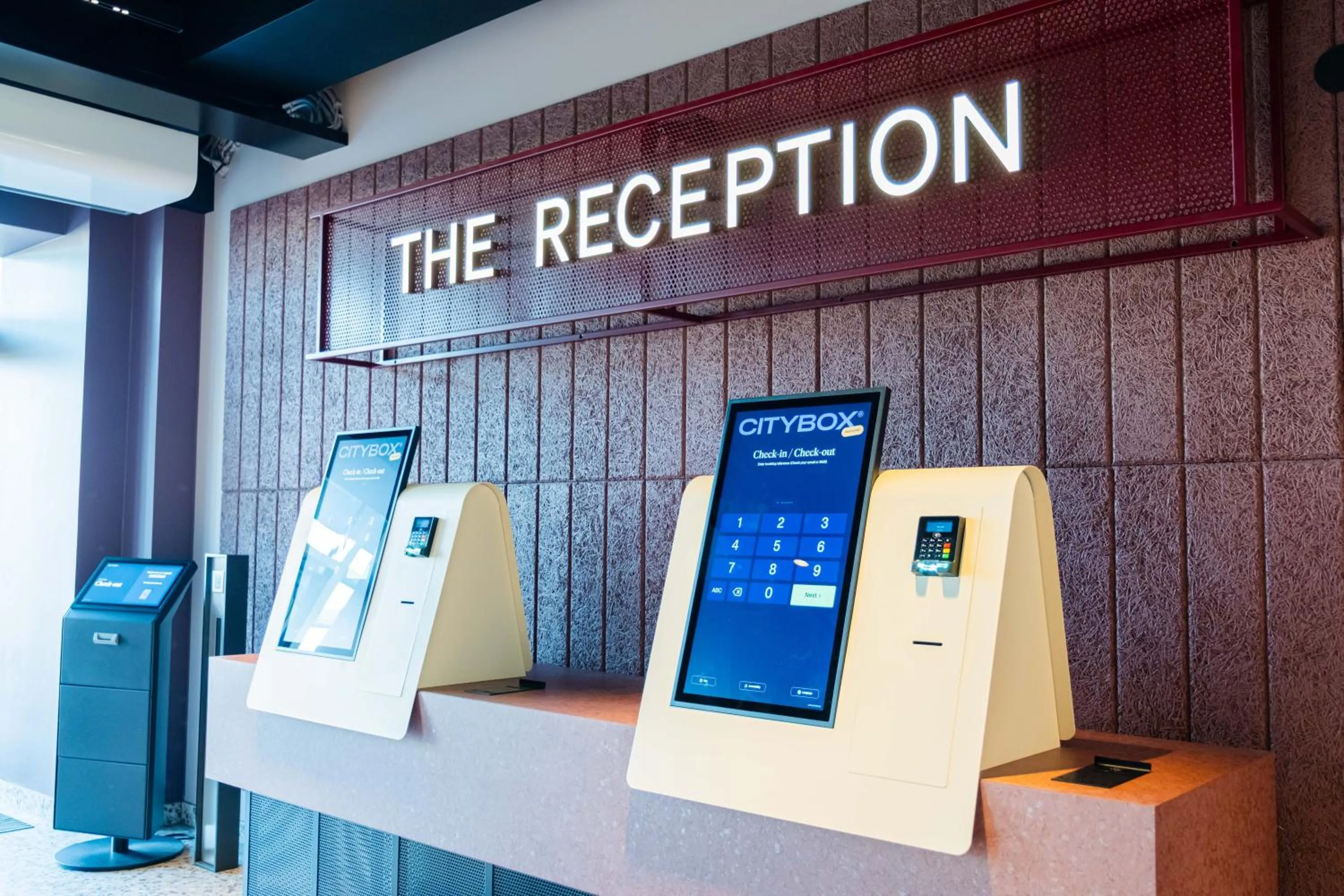 Lobby or reception in Citybox Stockholm