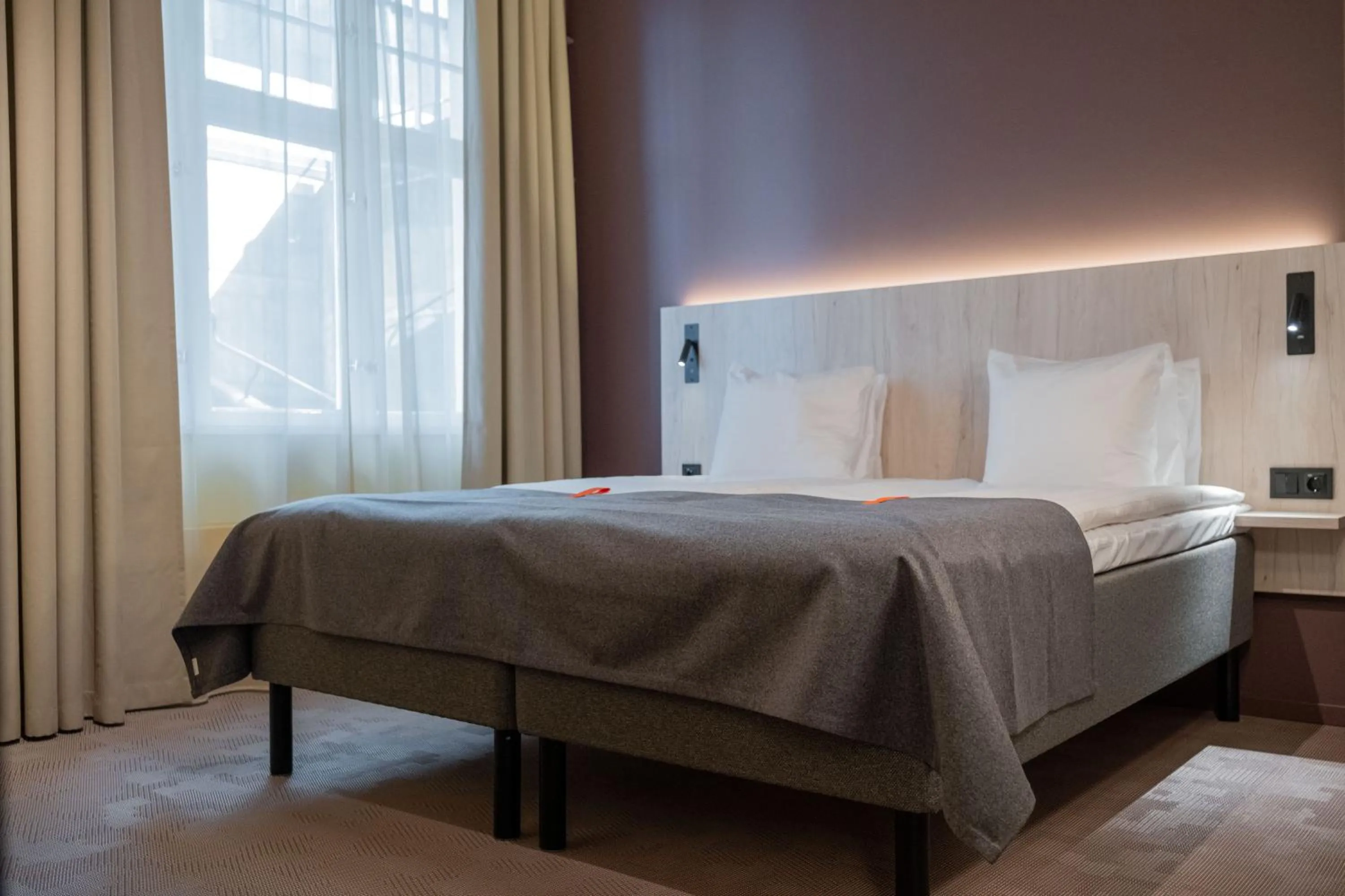 Bed in Citybox Stockholm