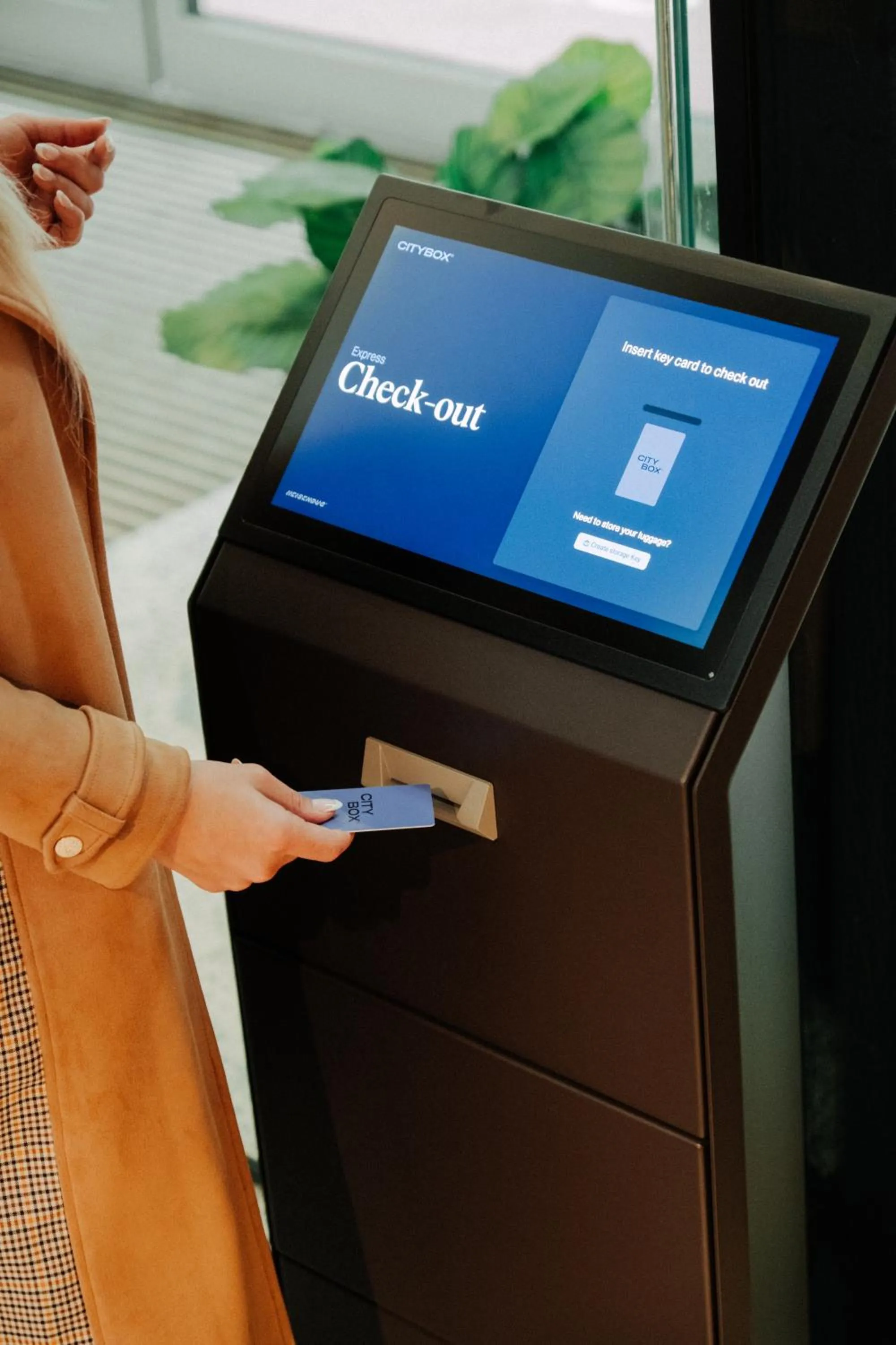 Lobby or reception in Citybox Stockholm