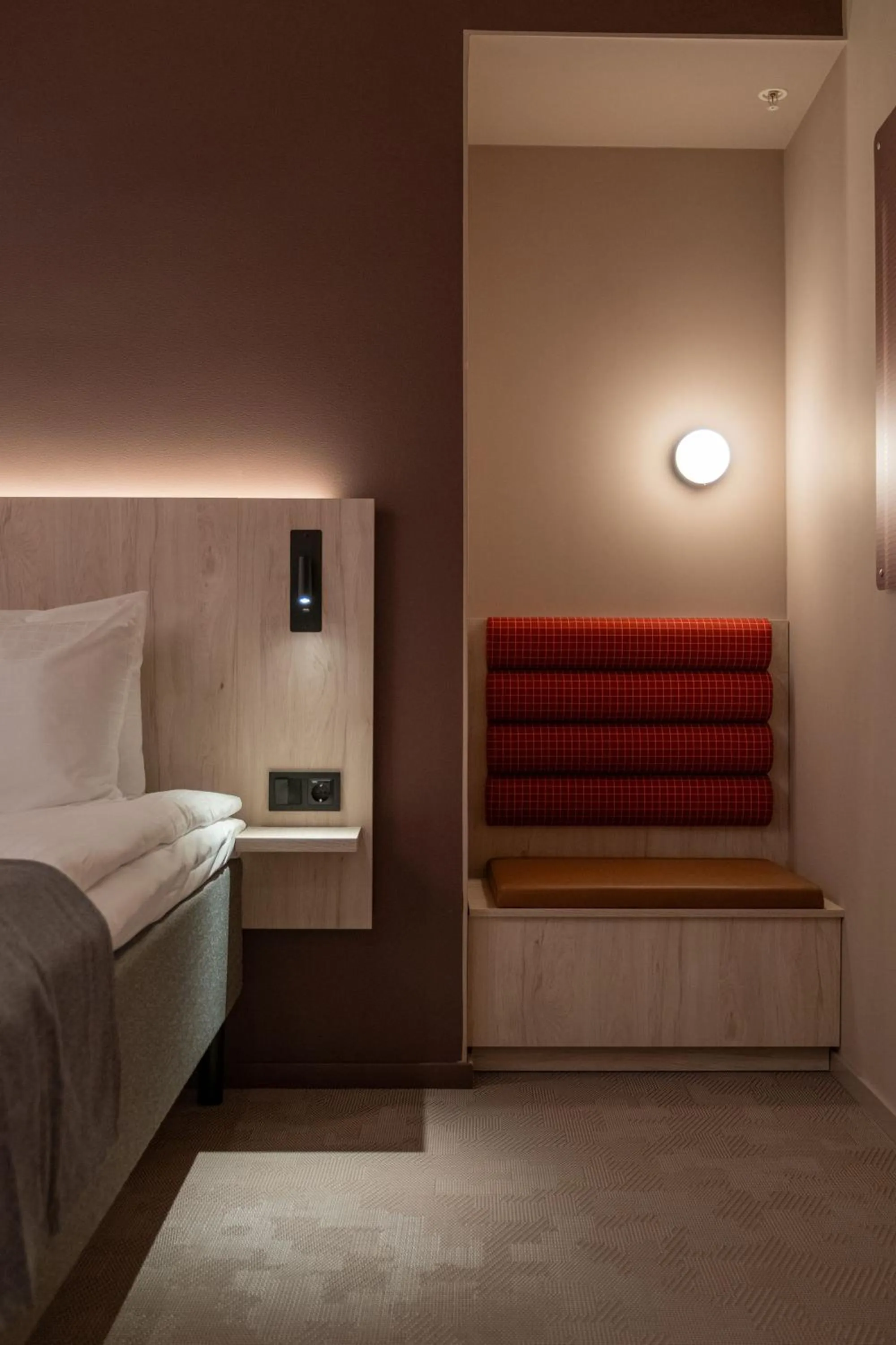 Bed in Citybox Stockholm