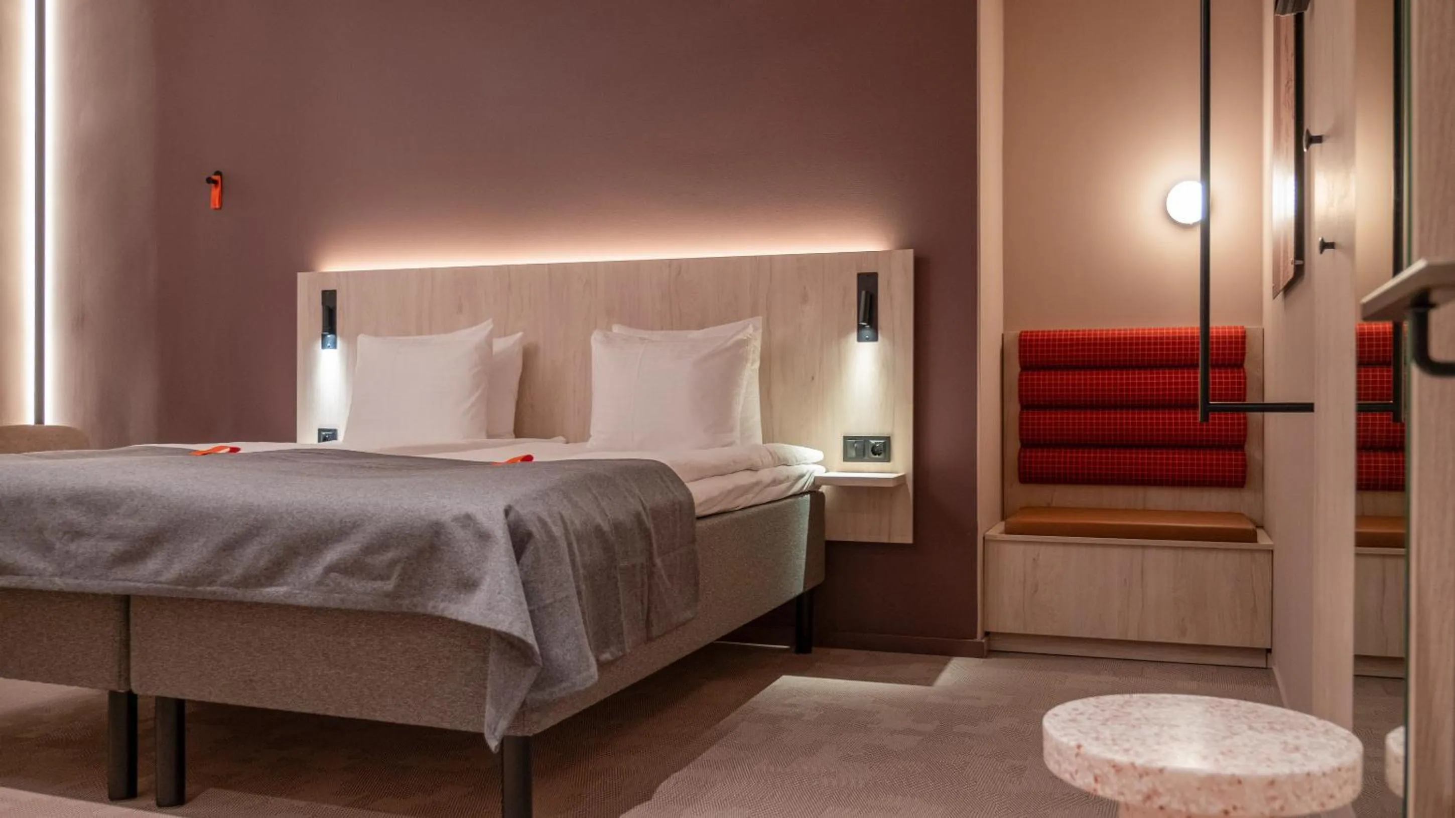 Bed in Citybox Stockholm