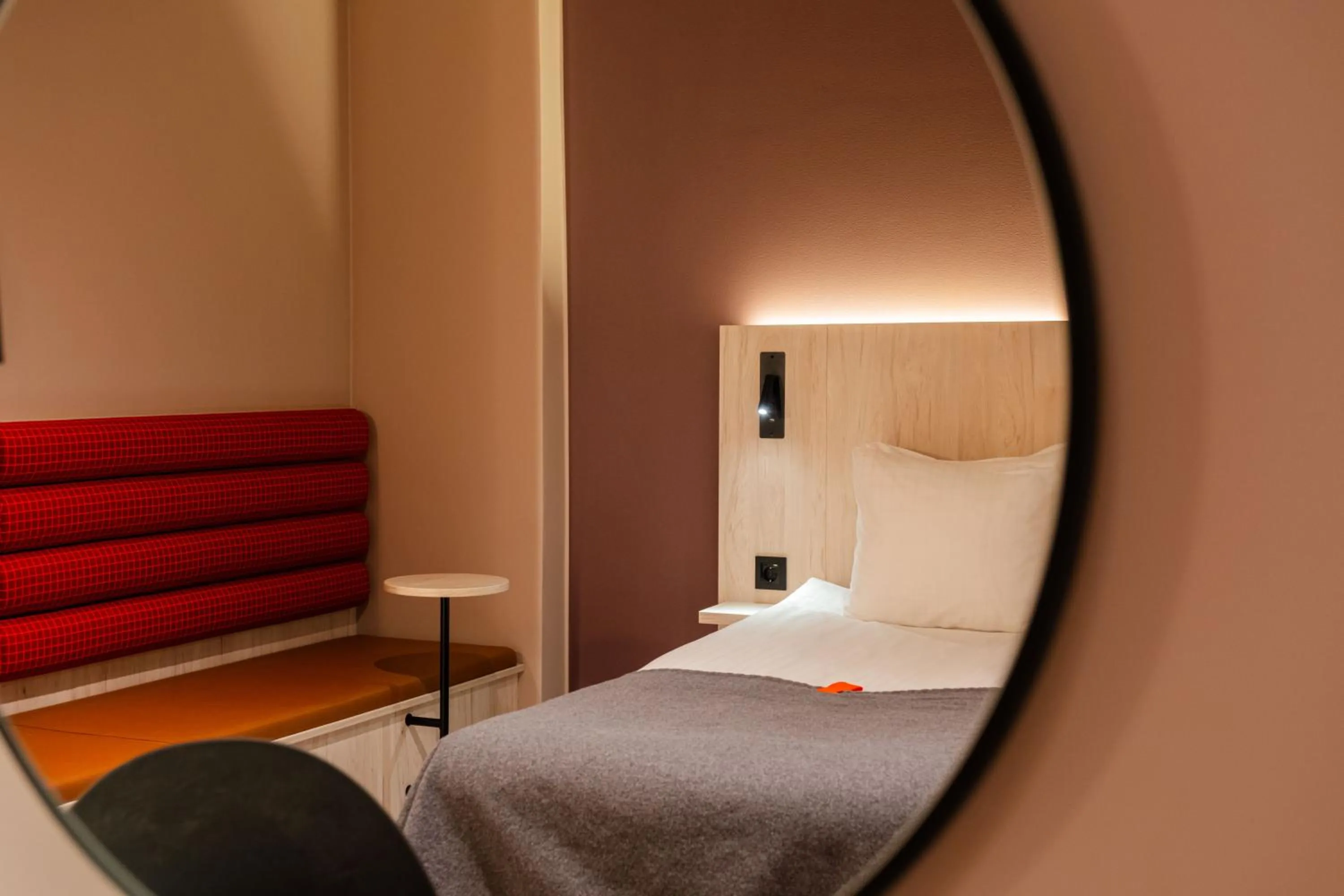 Bed in Citybox Stockholm