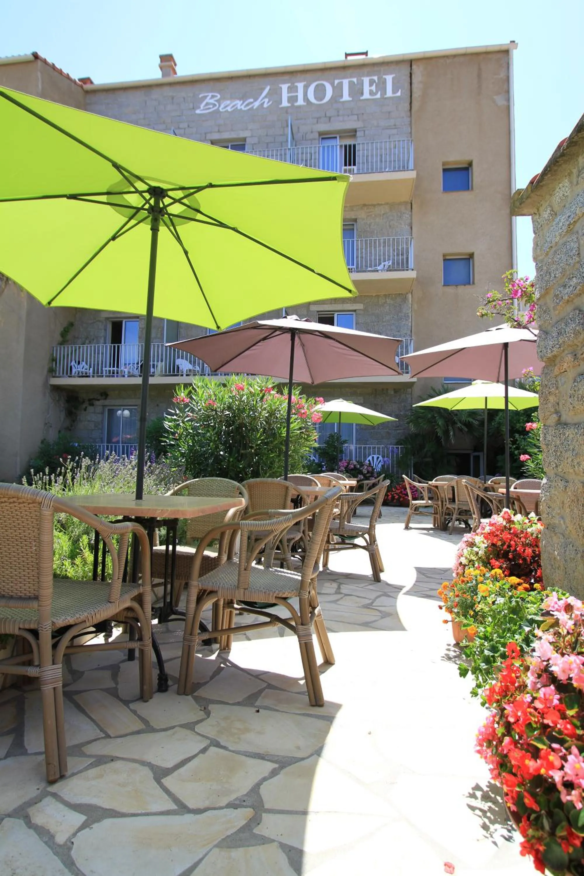 Balcony/Terrace in Hôtel Beach