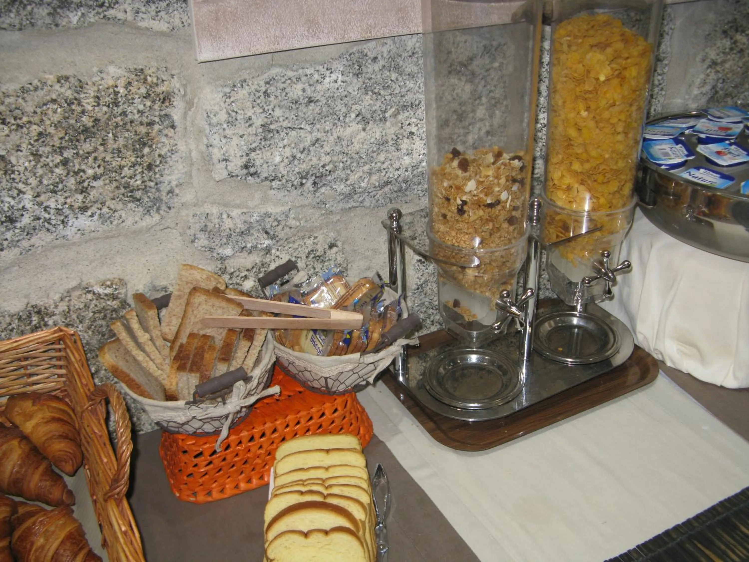 Buffet breakfast in Hôtel Beach