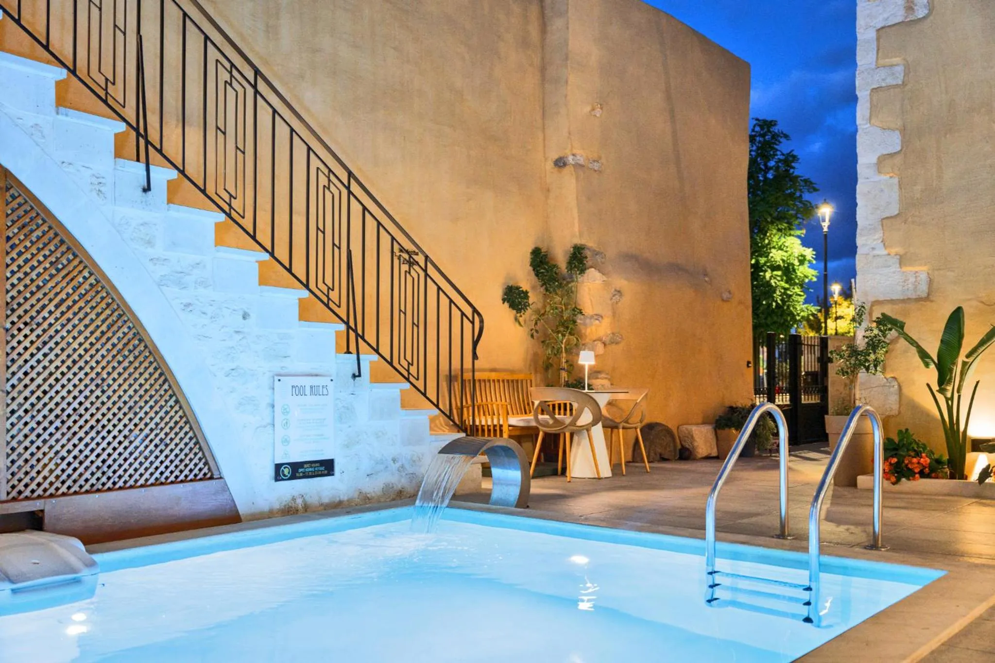 Patio in Mansio Boutique Hotel