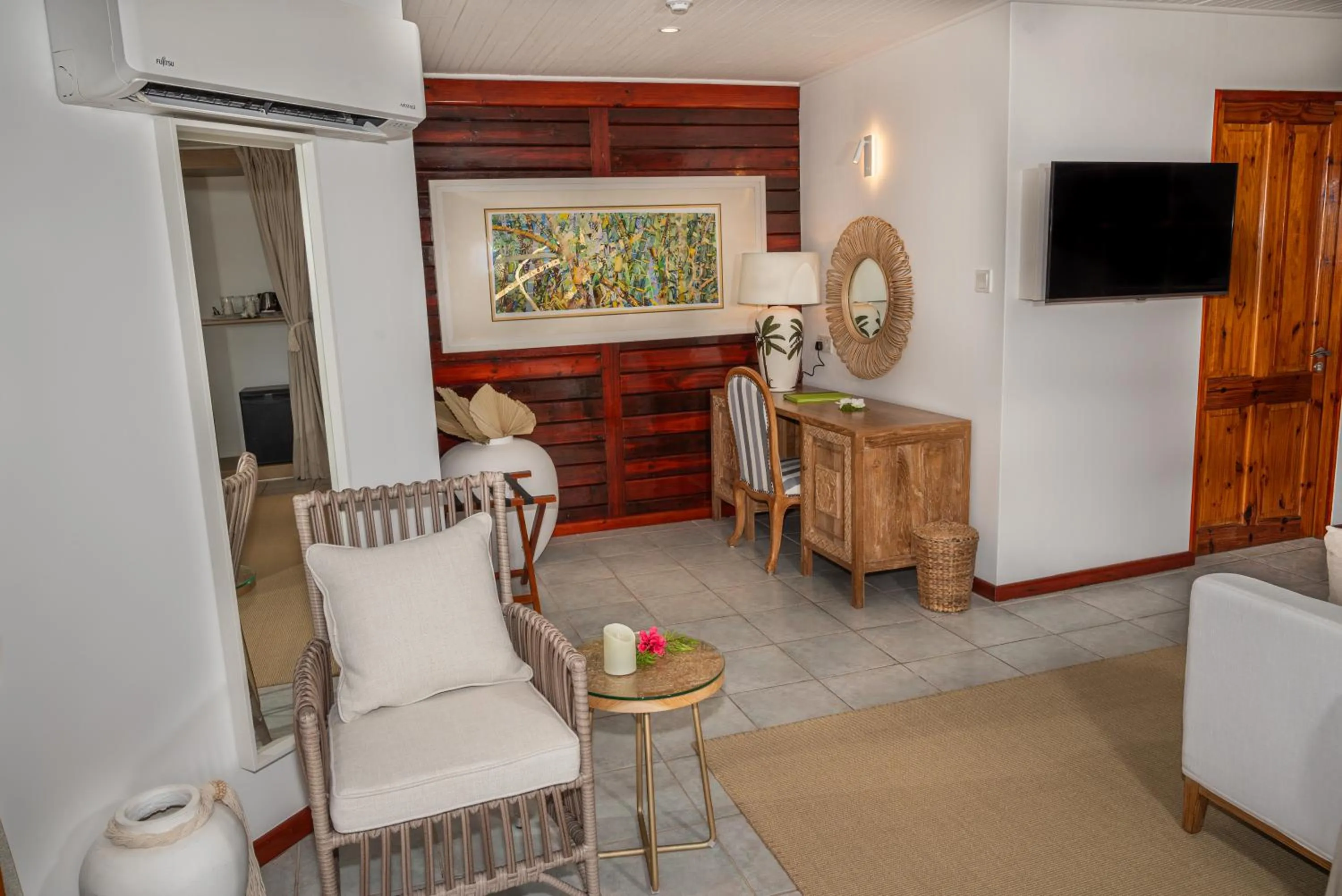 Living room in Acajou Beach Resort