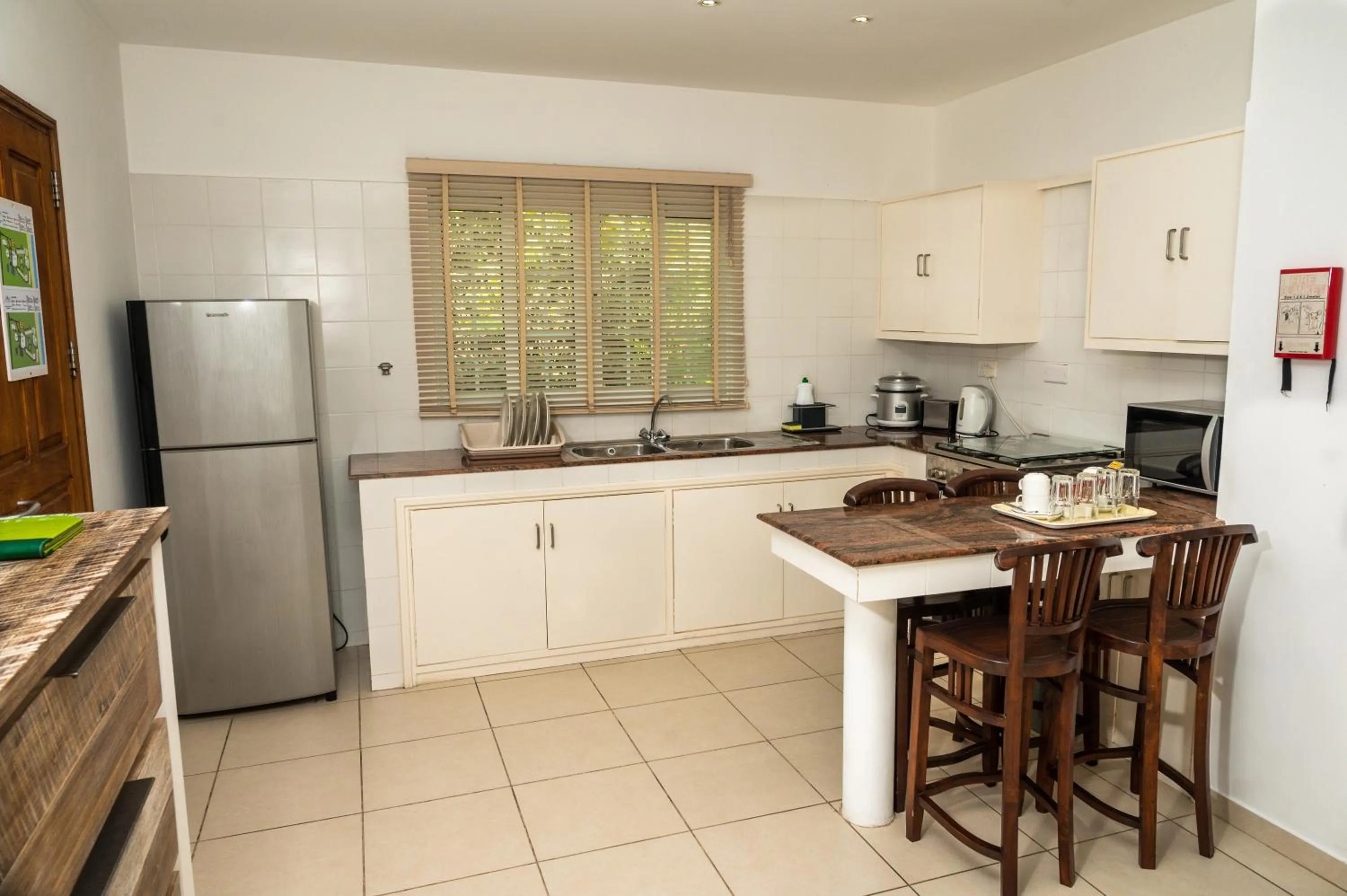 kitchen in Acajou Beach Resort