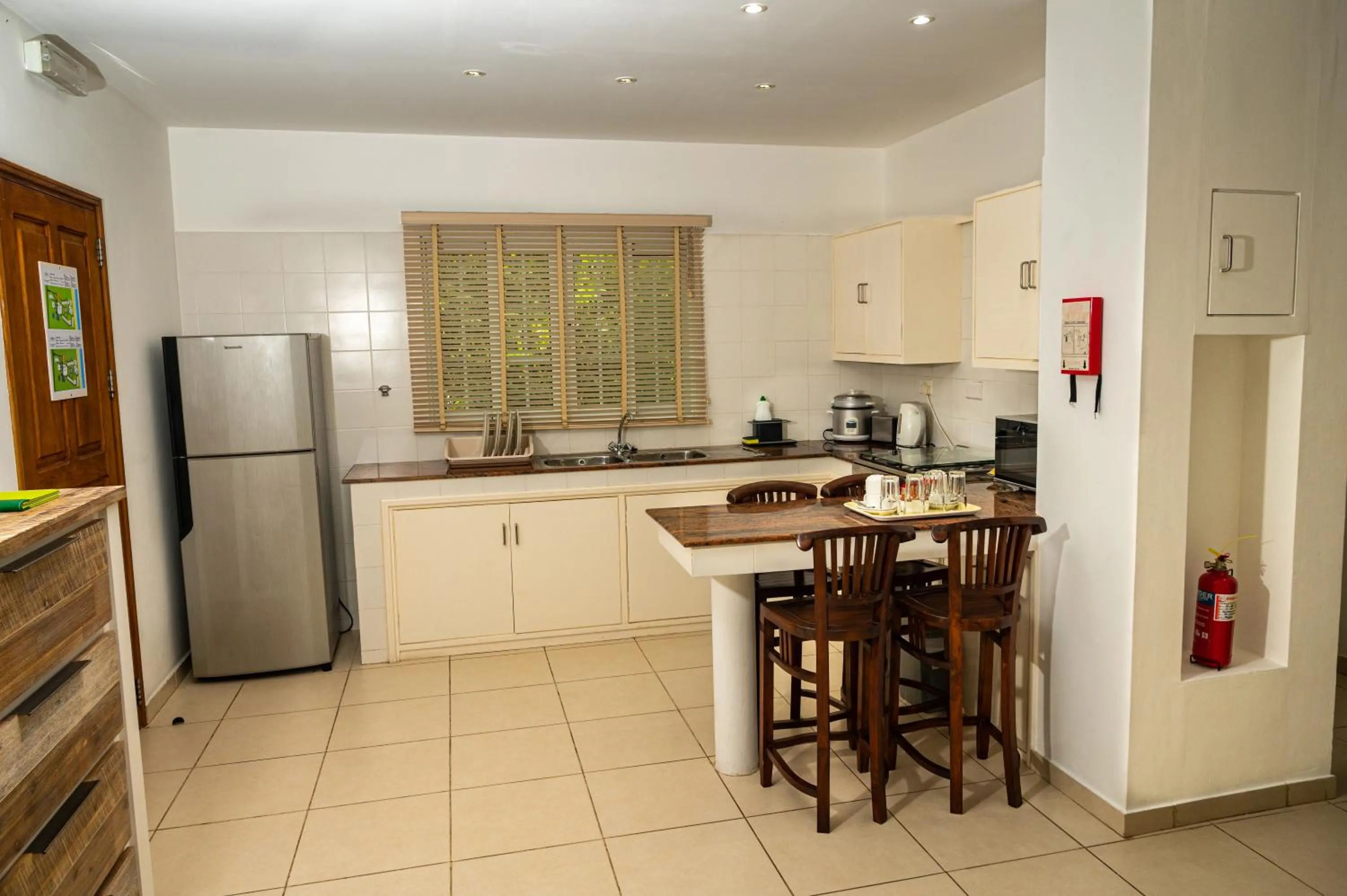kitchen in Acajou Beach Resort