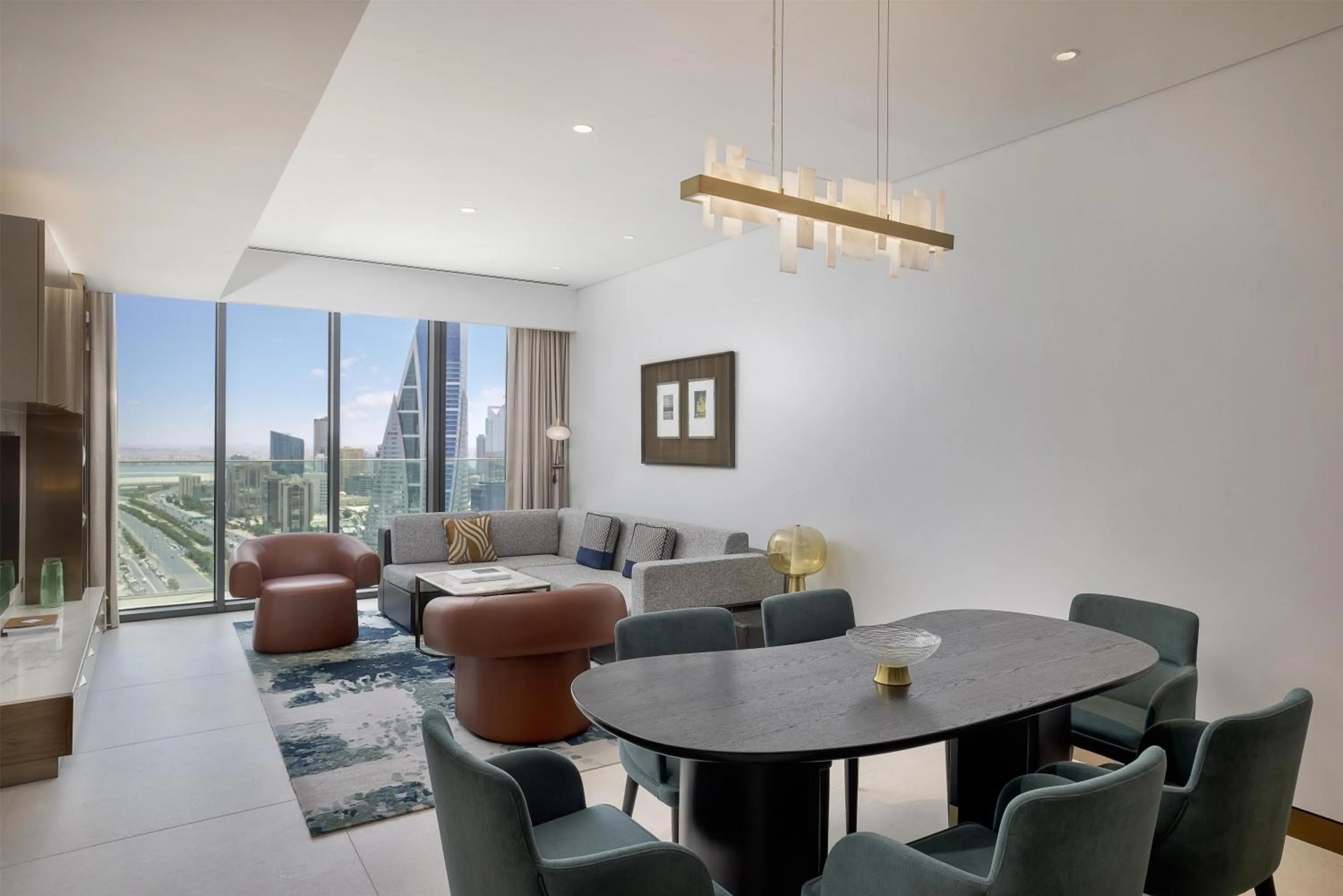 Living room in Conrad Bahrain Financial Harbour