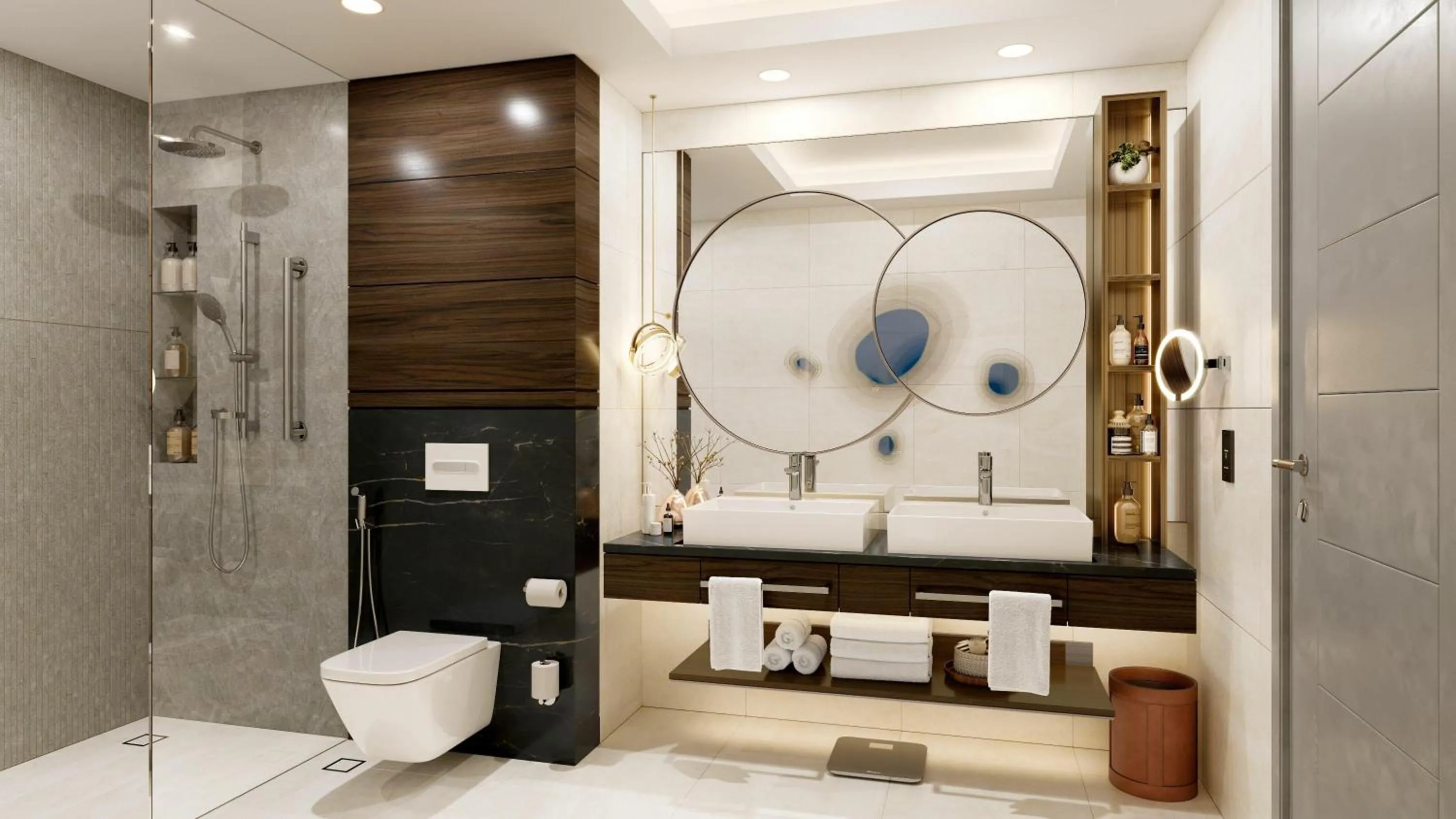 Bathroom in Conrad Bahrain Financial Harbour
