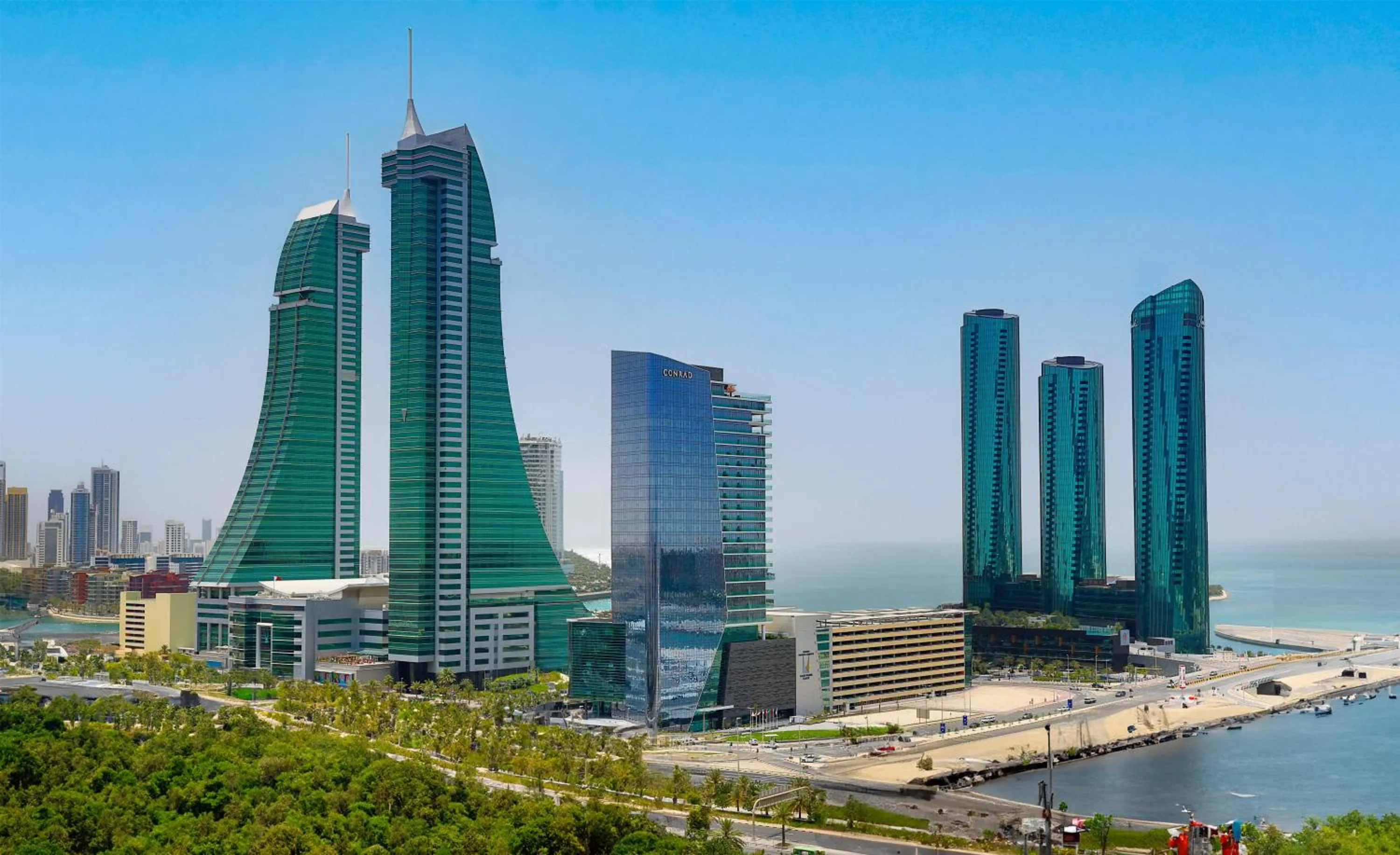 Property building in Conrad Bahrain Financial Harbour