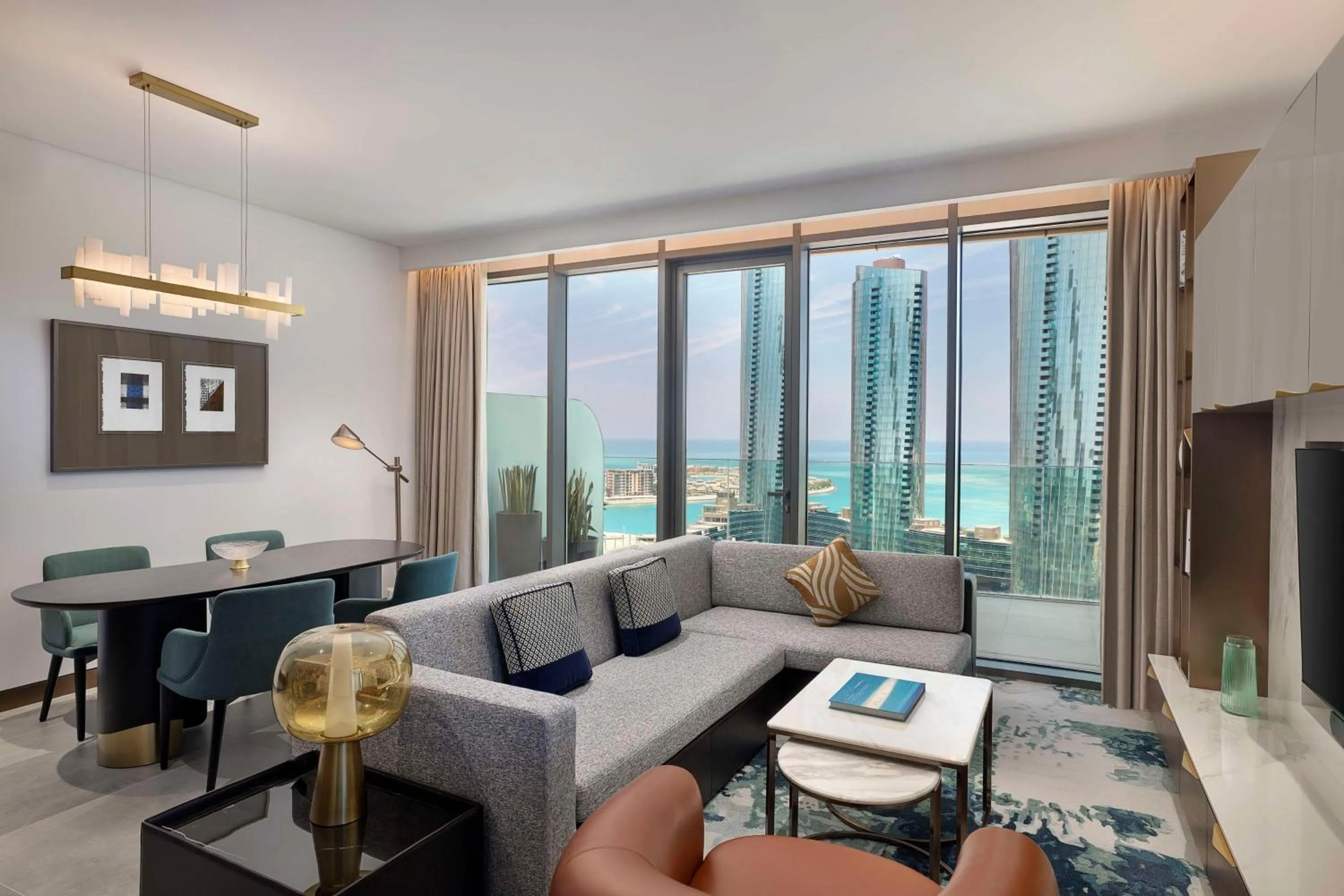 Living room in Conrad Bahrain Financial Harbour