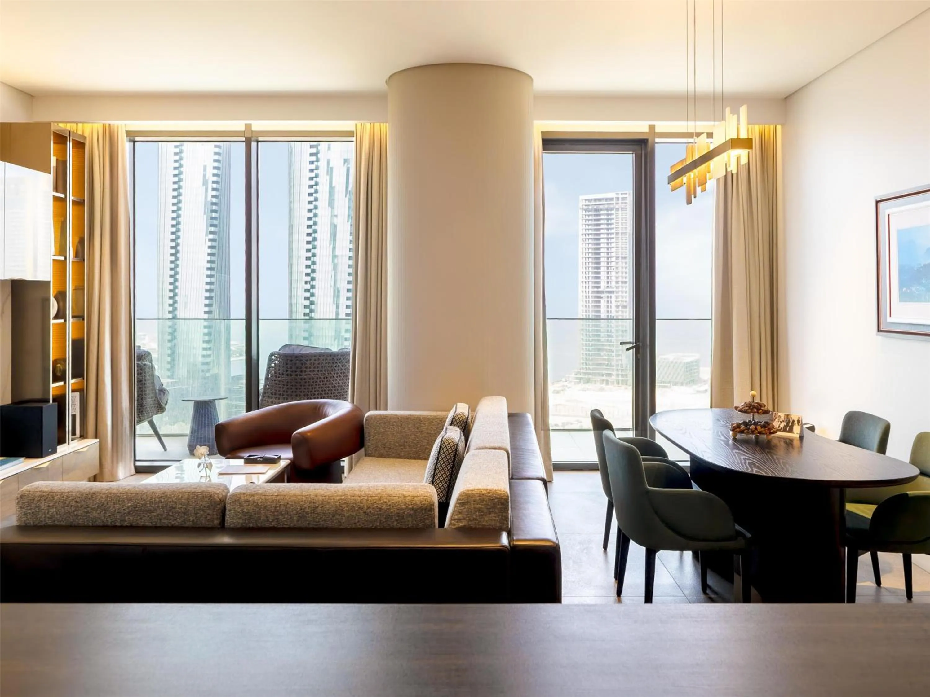 Living room in Conrad Bahrain Financial Harbour