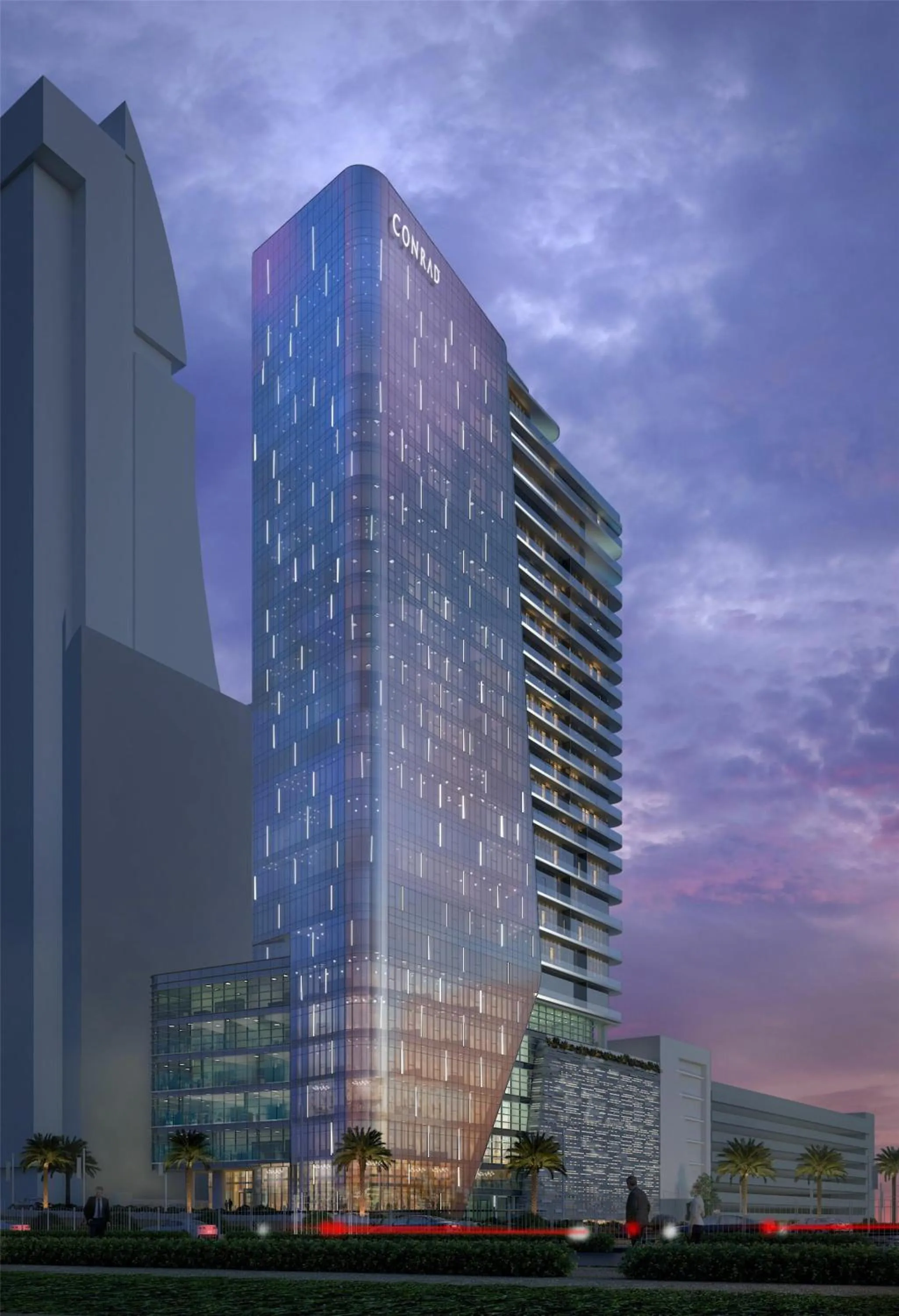 Property building in Conrad Bahrain Financial Harbour