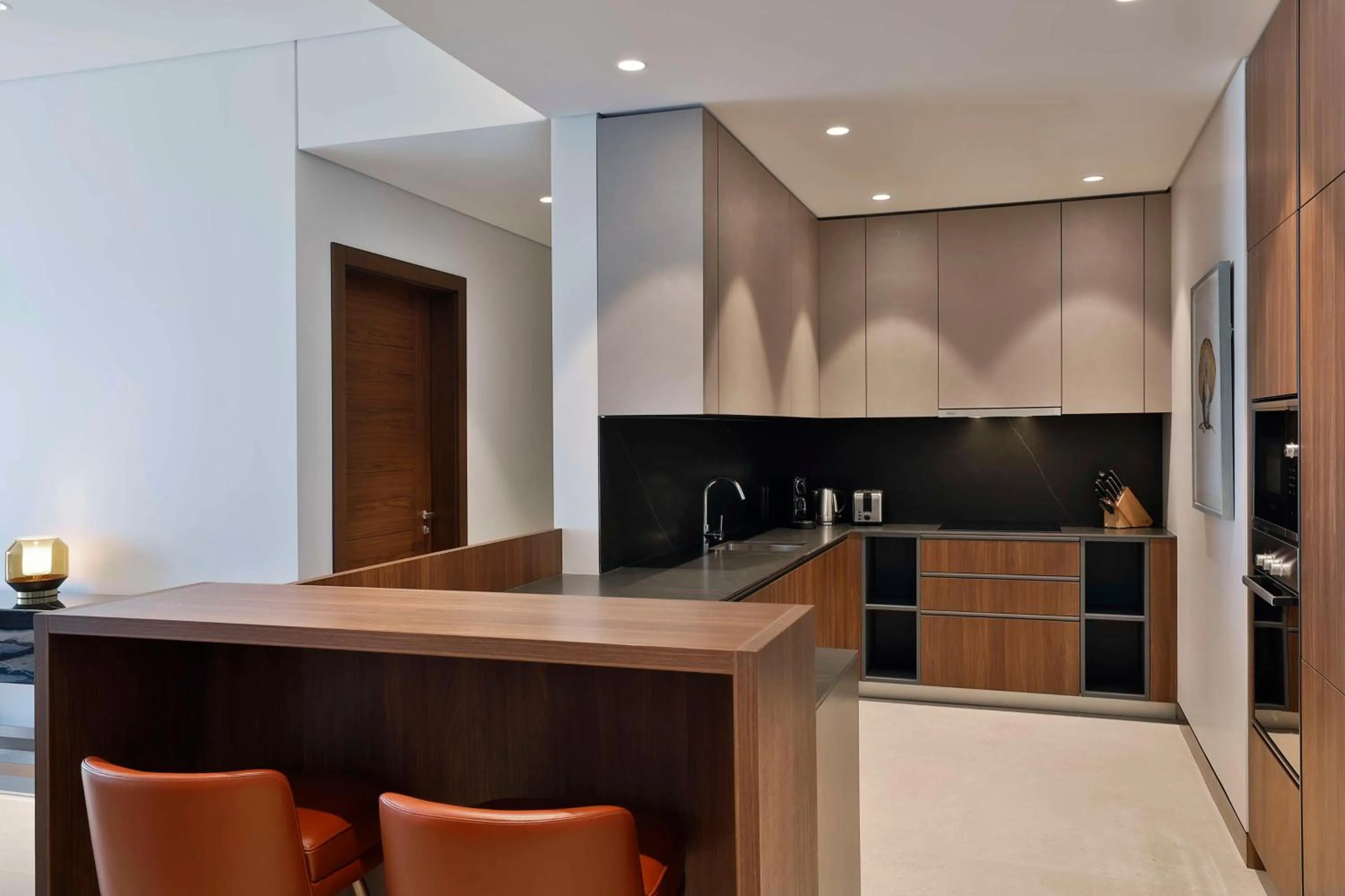 Kitchen or kitchenette in Conrad Bahrain Financial Harbour