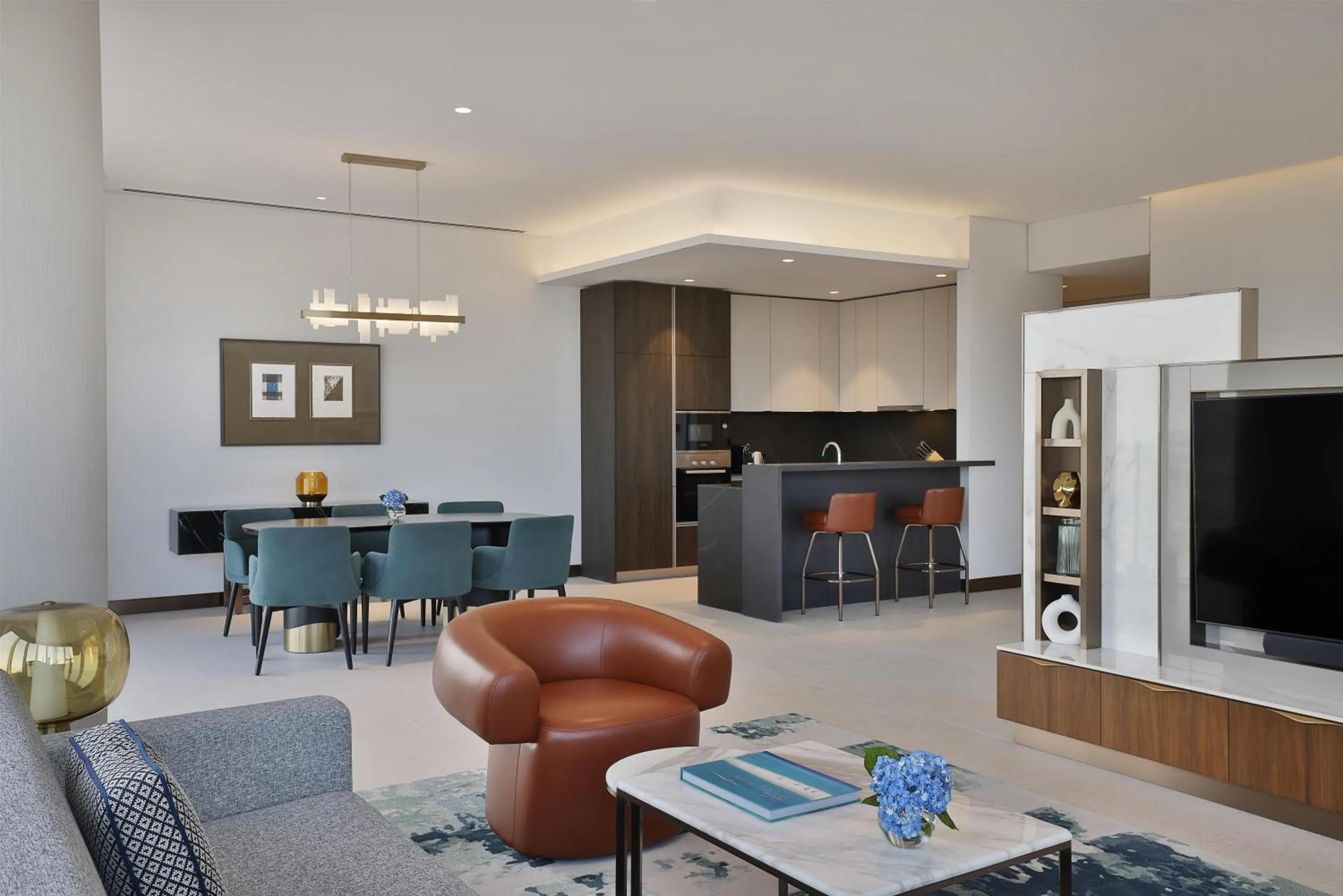 Living room in Conrad Bahrain Financial Harbour