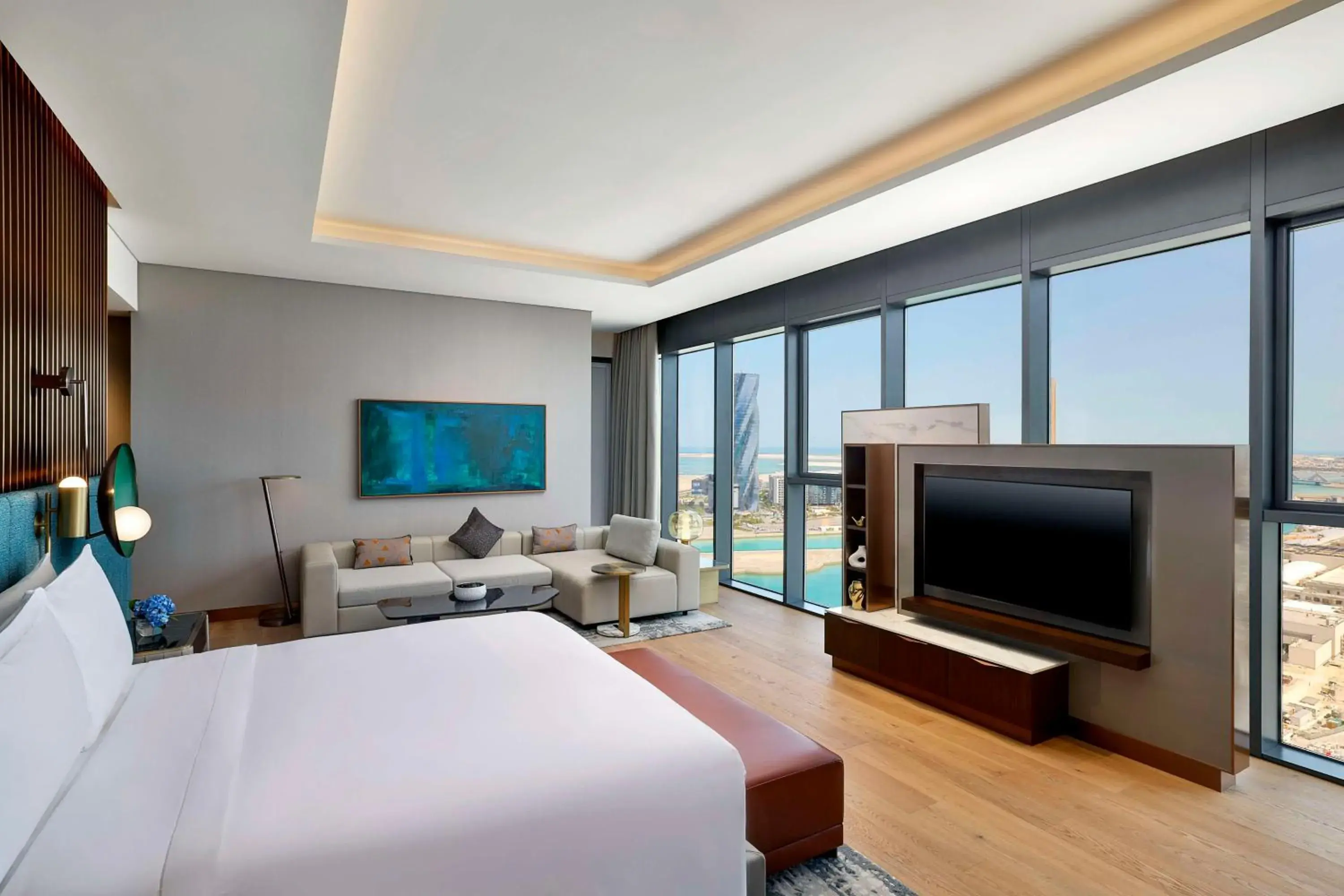 Penthouse with Private Pool - Panoramic View in Conrad Bahrain Financial Harbour Penthouse with Private Pool - Panoramic View in Conrad Bahrain Financial Harbour