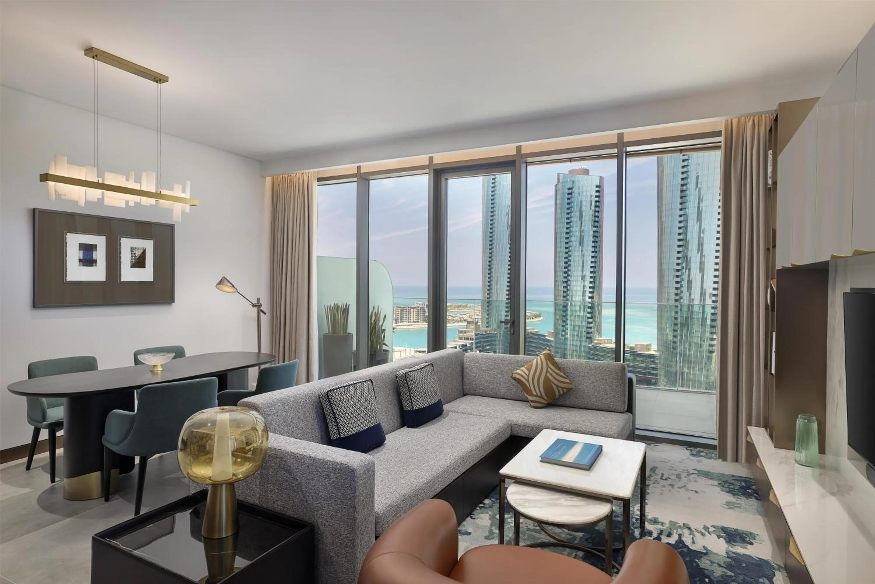 Living room in Conrad Bahrain Financial Harbour