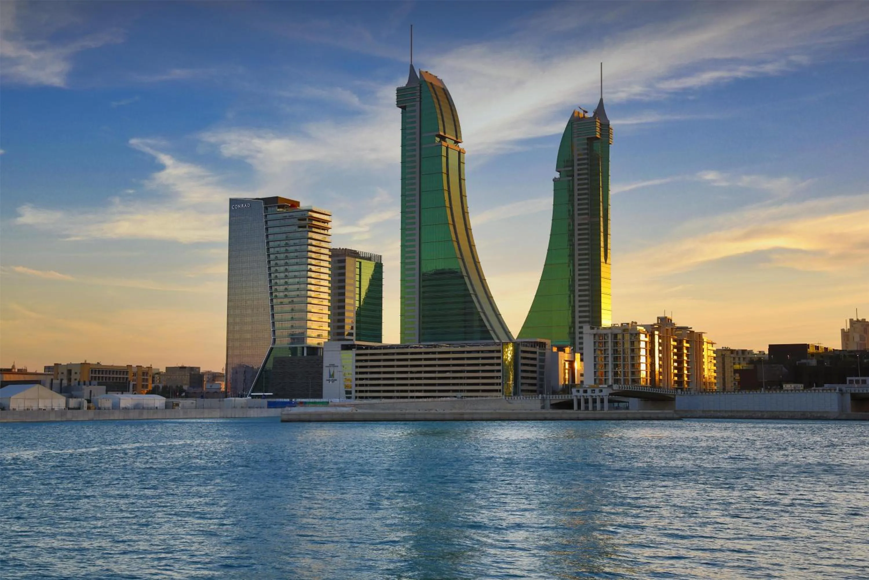Property building in Conrad Bahrain Financial Harbour