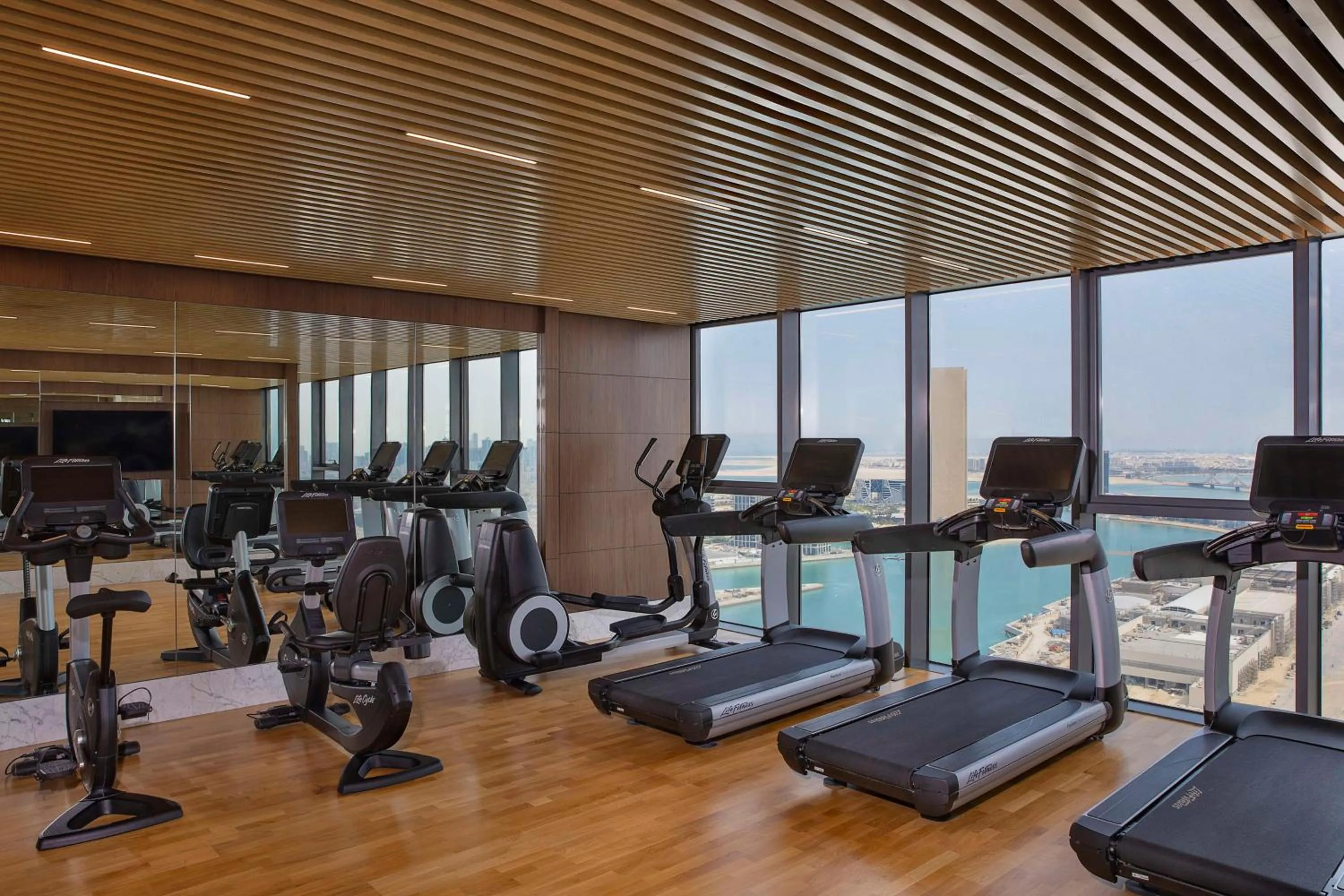 Fitness centre/facilities in Conrad Bahrain Financial Harbour