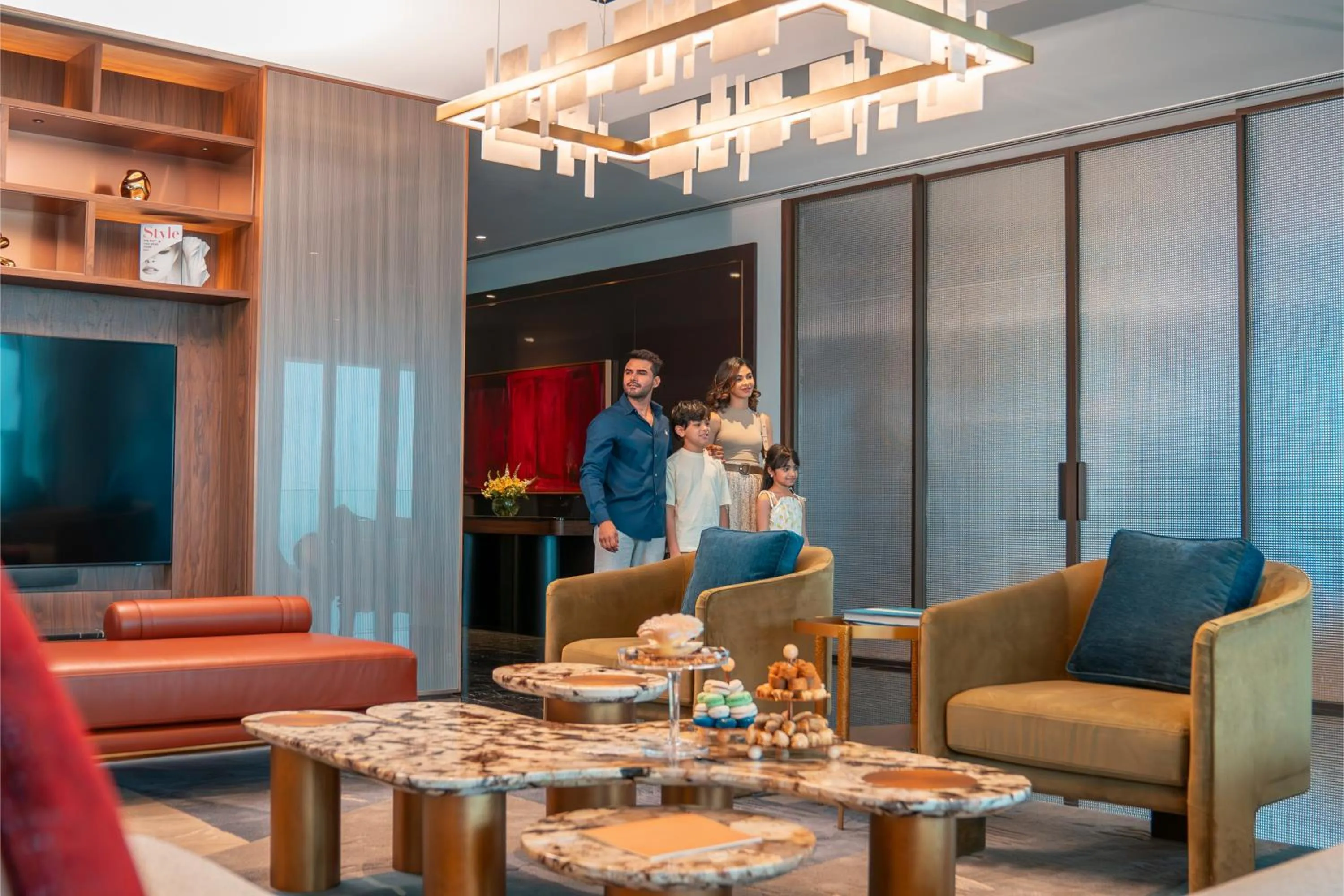 Family in Conrad Bahrain Financial Harbour