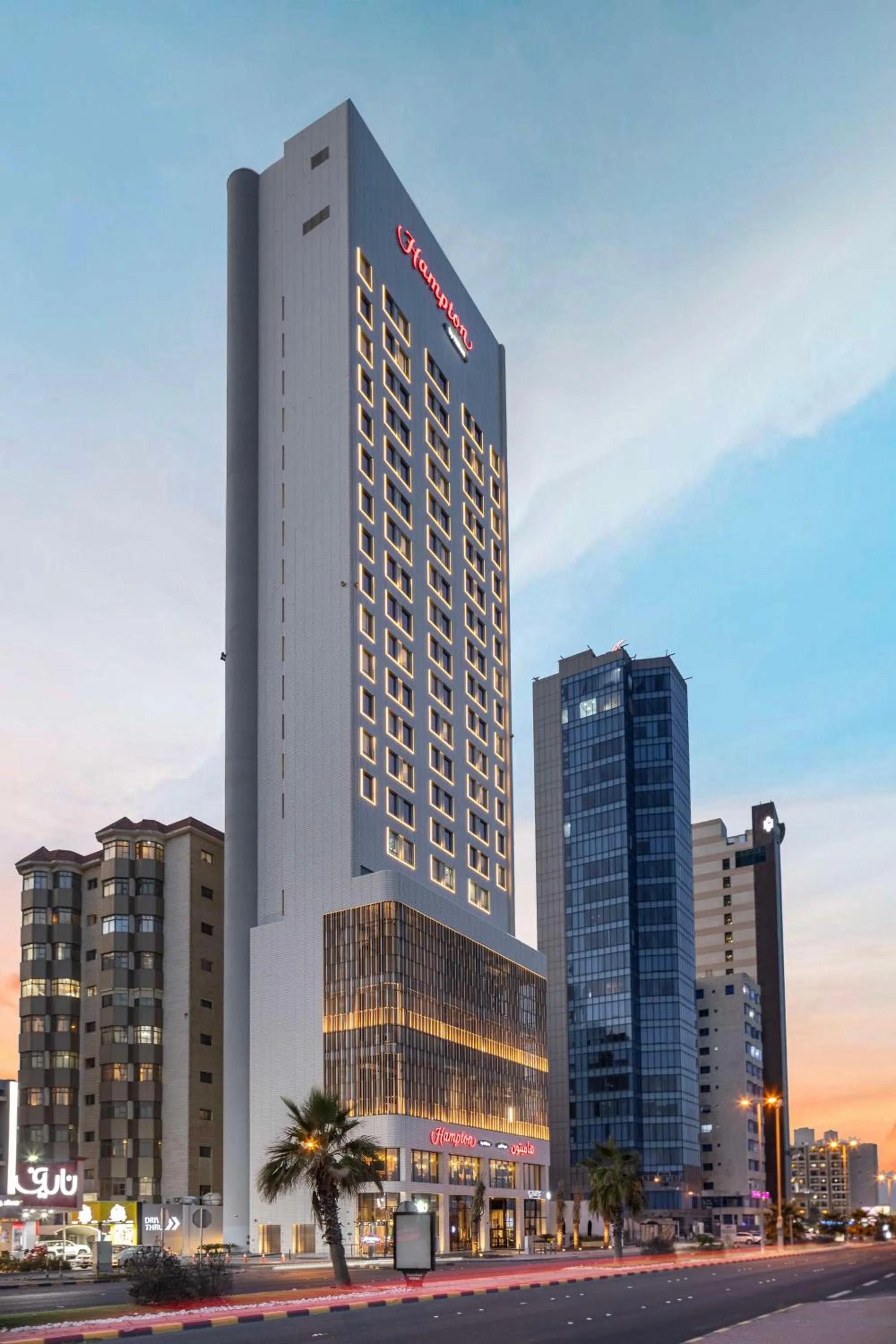 Property building in Hampton By Hilton Kuwait Salmiya