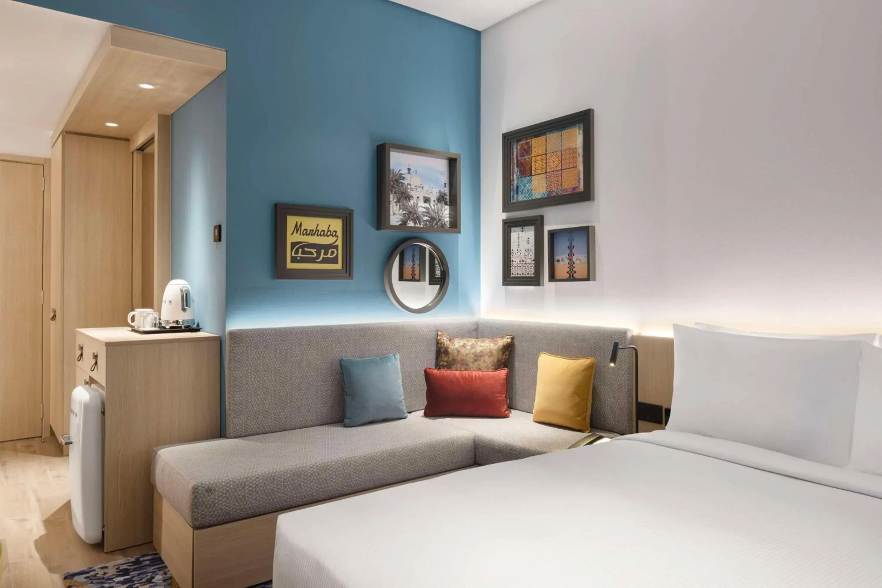 Queen Room with Sofa Bed - Non-Smoking in Hampton By Hilton Kuwait Salmiya Queen Room with Sofa Bed - Non-Smoking in Hampton By Hilton Kuwait Salmiya