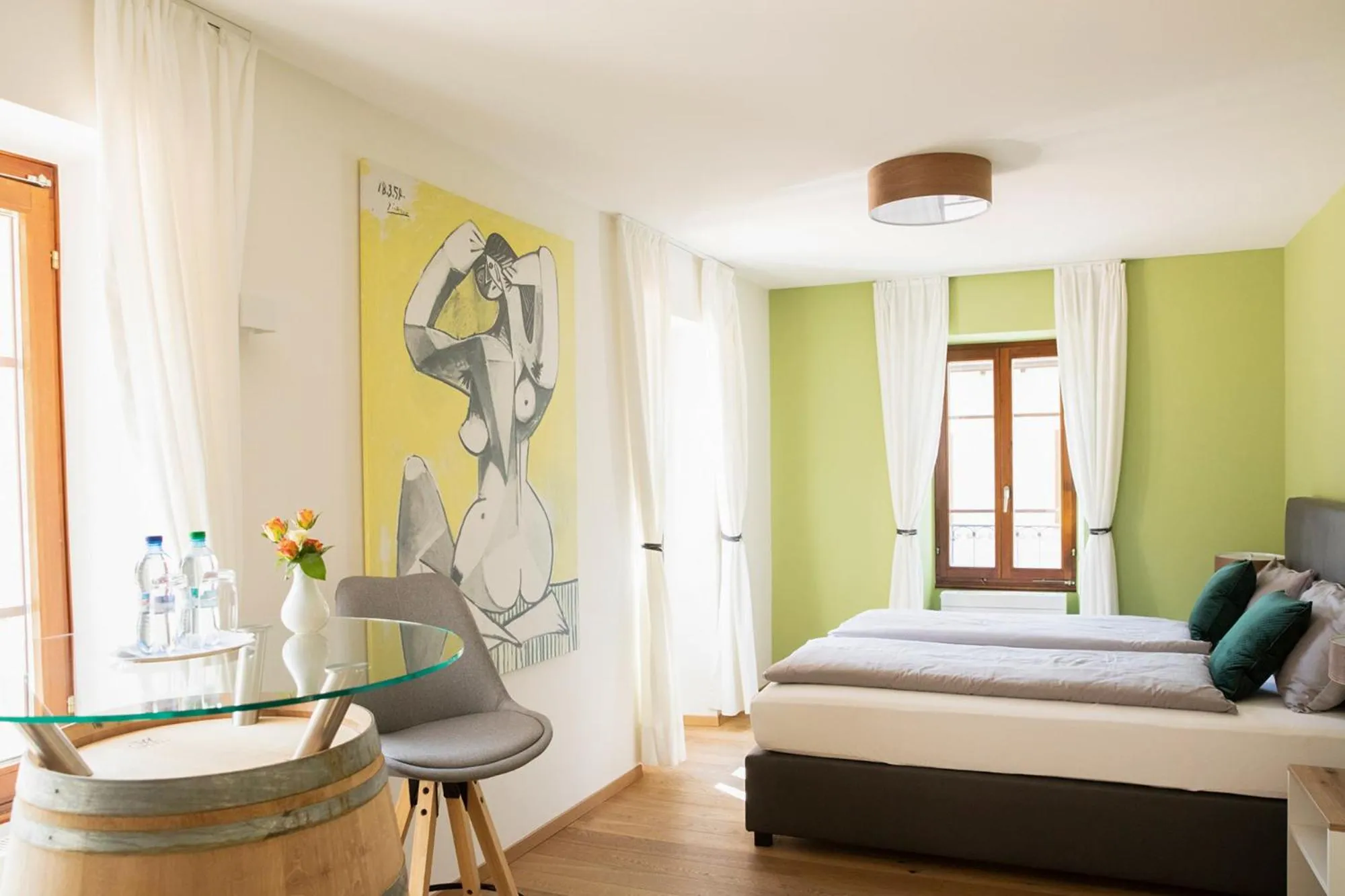 Bed in Hotel San Bernardo