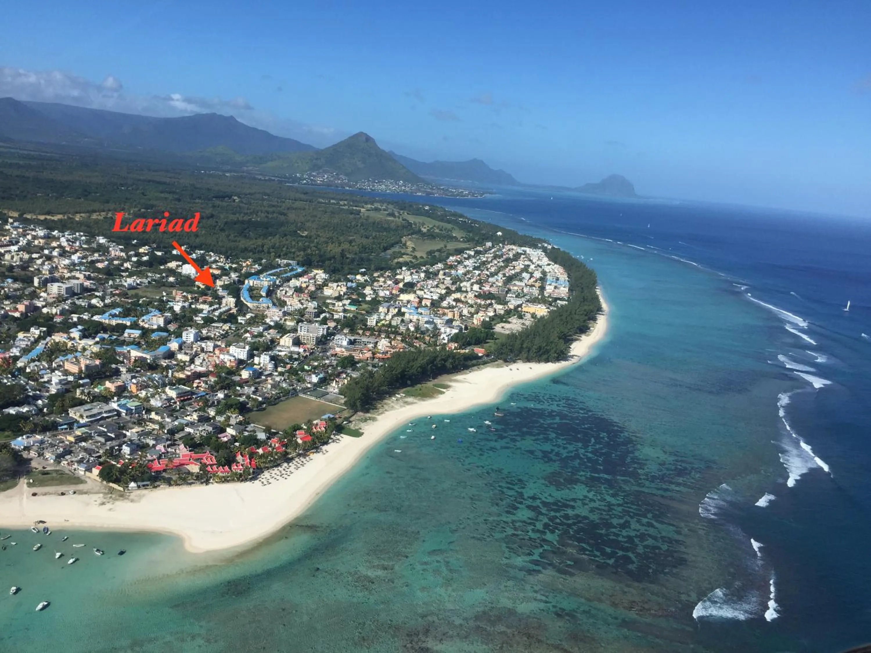 Bird's eye view in Lariad BnB