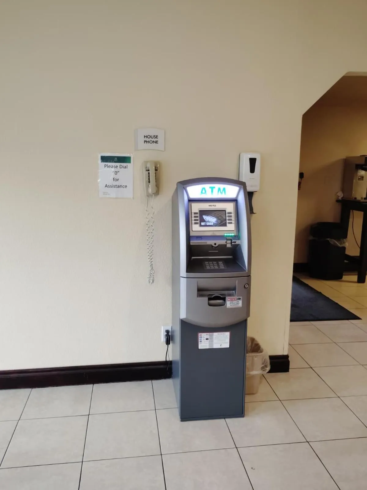 ATM in Cozy Inn