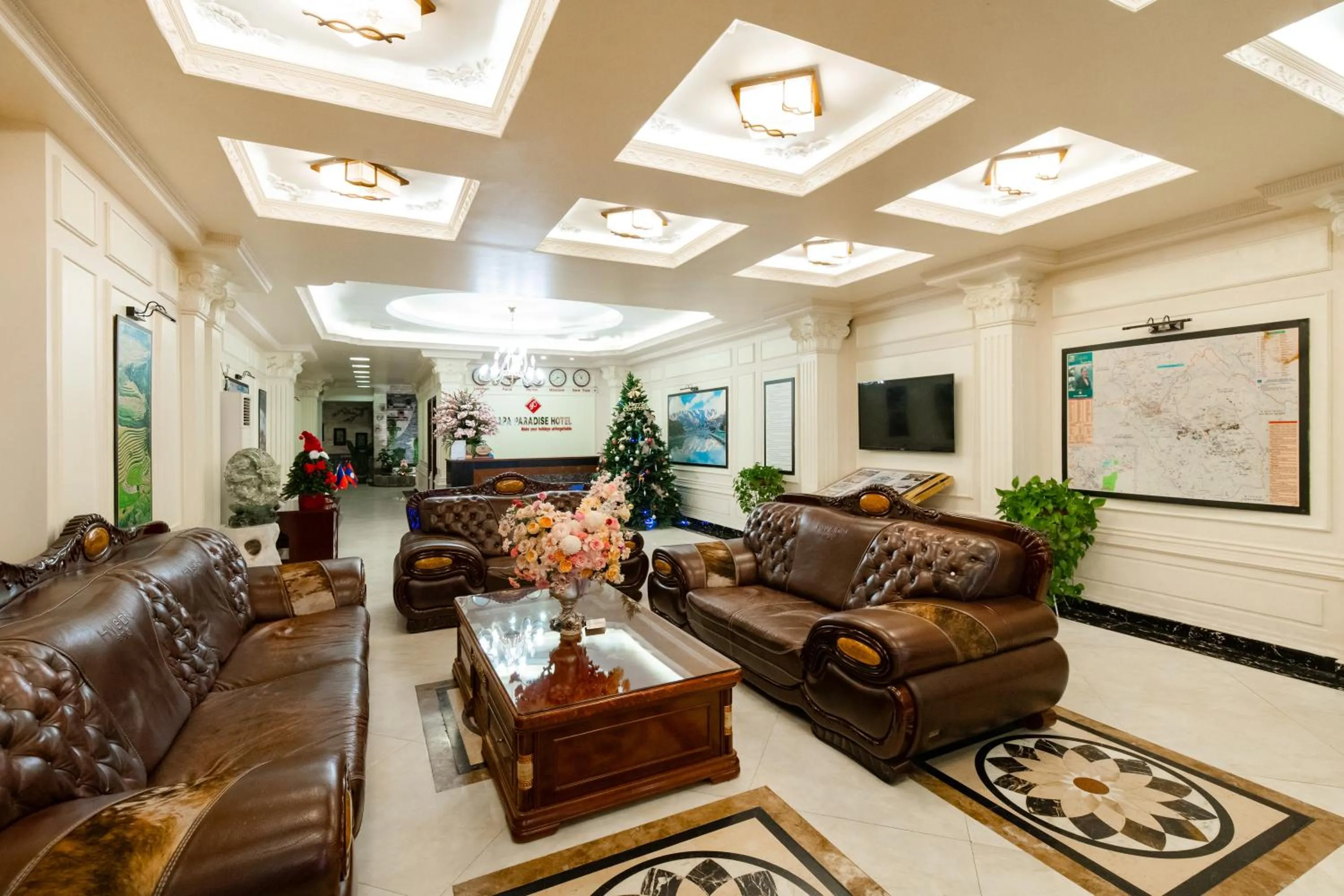 Lobby or reception in Sapa Paradise Hotel