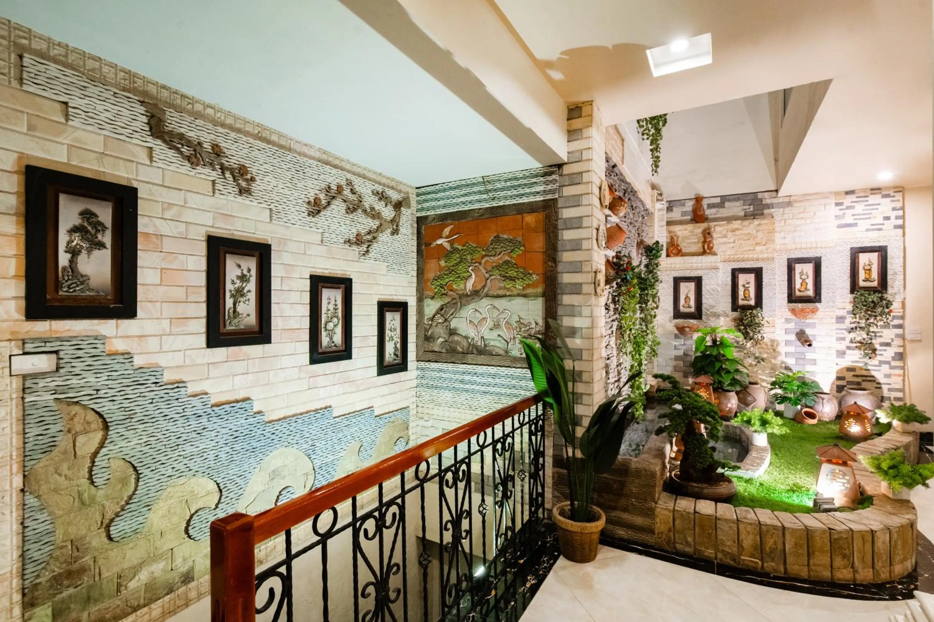 Decorative detail in Sapa Paradise Hotel