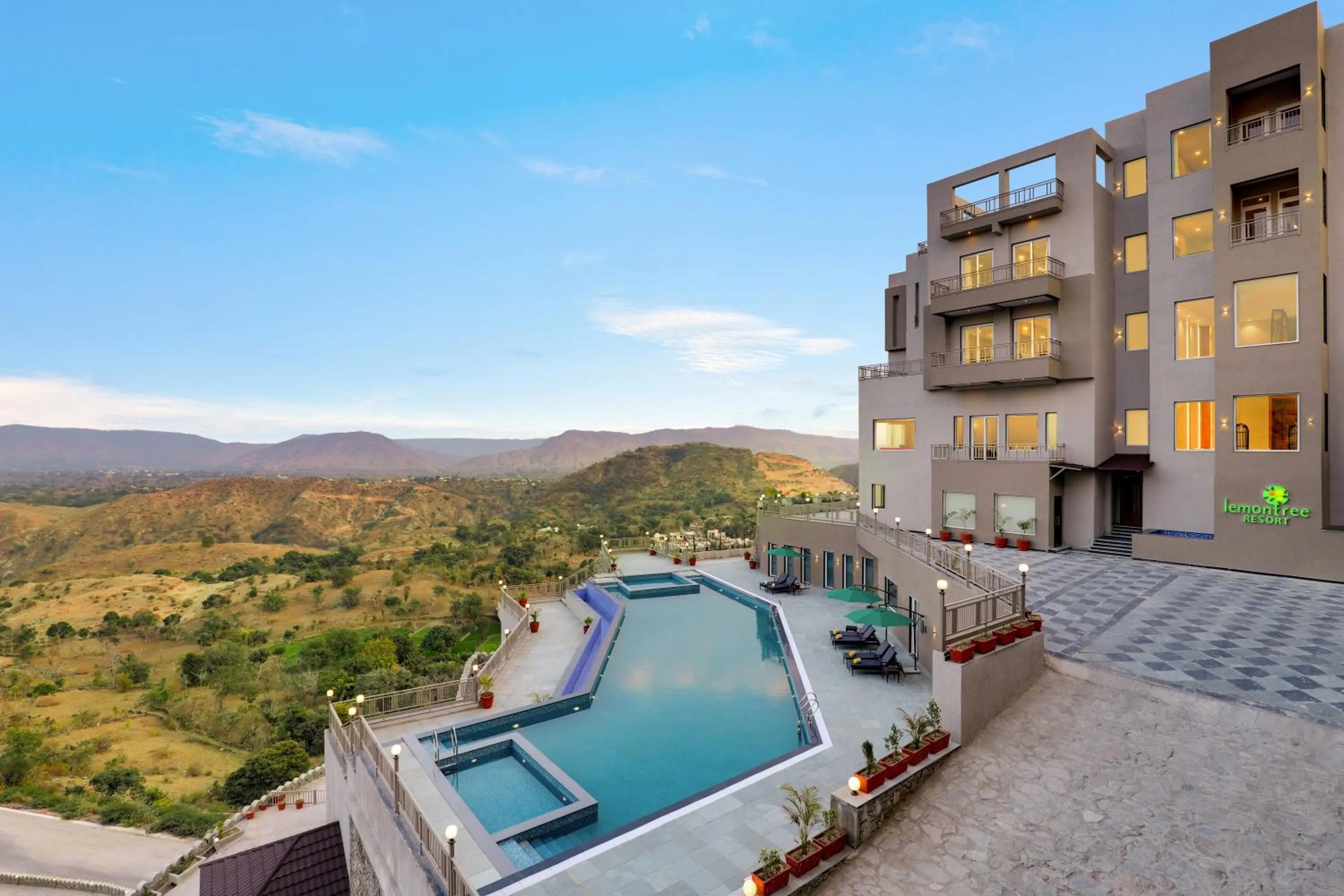 Natural landscape in Lemon Tree Resort, Kumbhalgarh