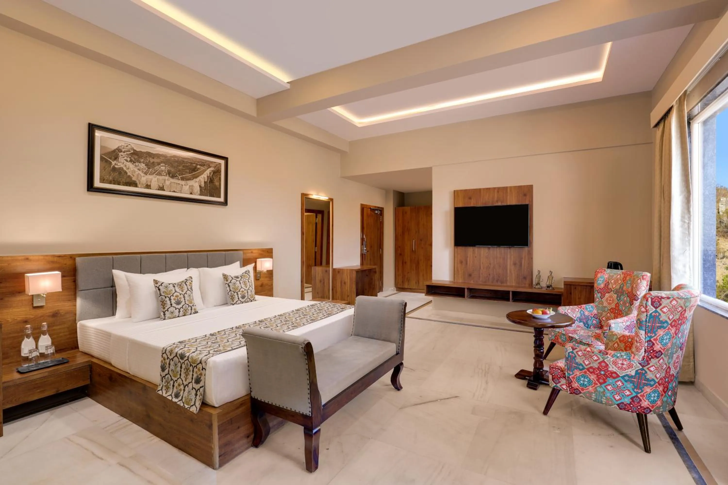 Photo of the whole room, Bed in Lemon Tree Resort, Kumbhalgarh