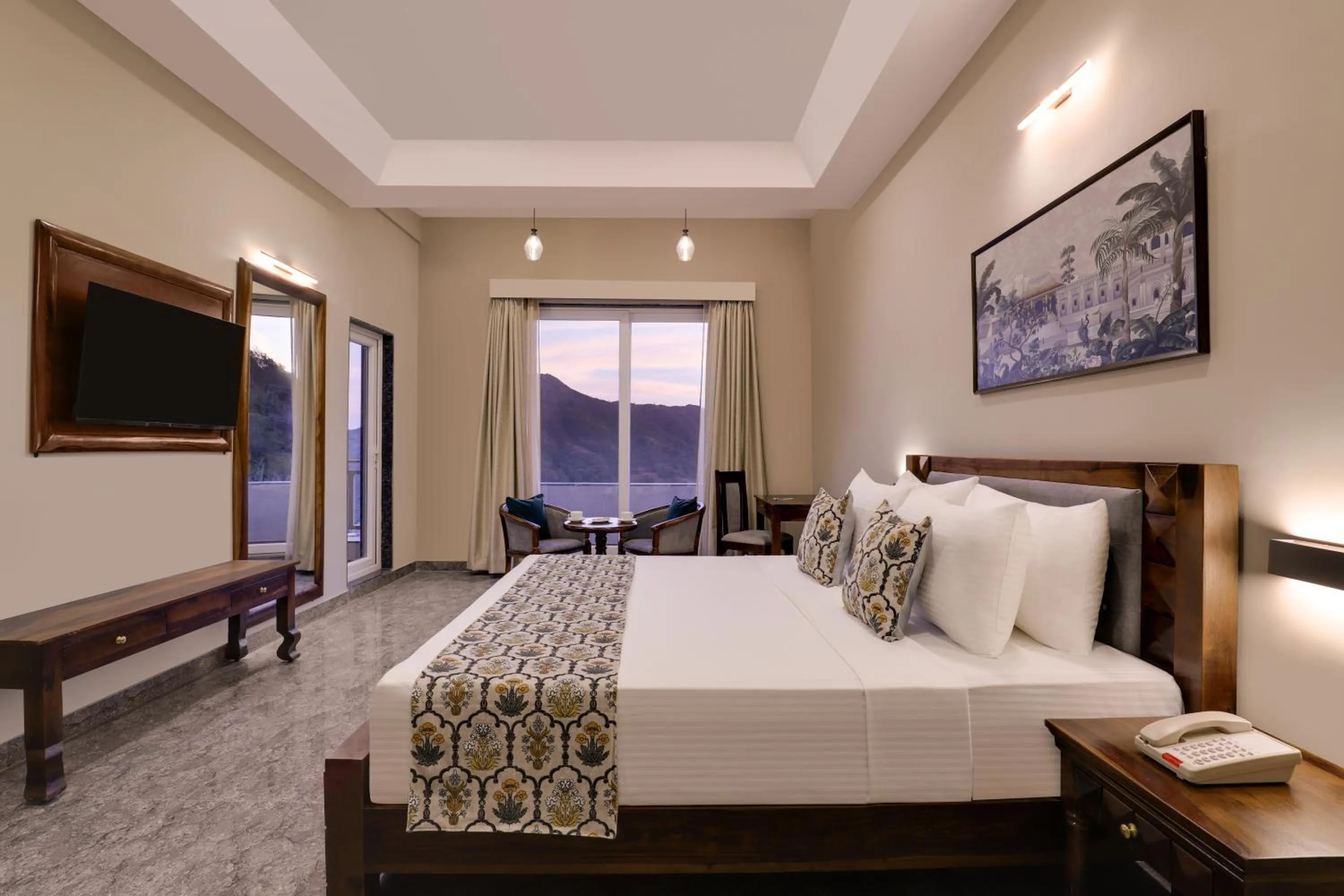 Photo of the whole room, Bed in Lemon Tree Resort, Kumbhalgarh