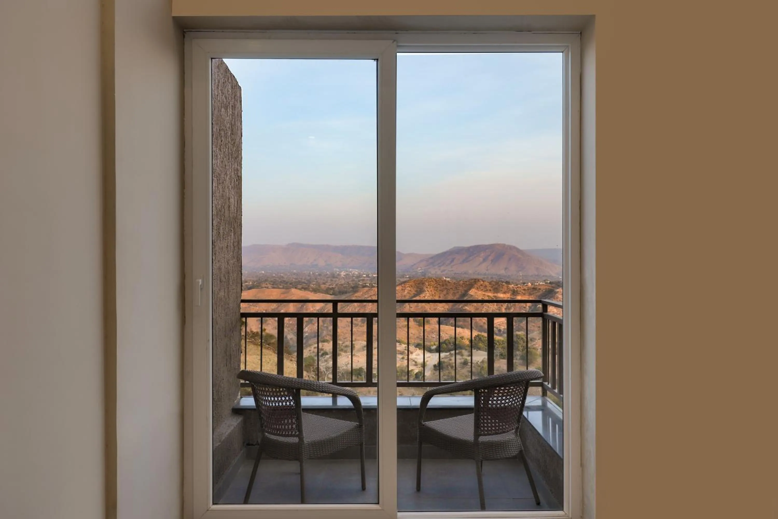 Mountain view in Lemon Tree Resort, Kumbhalgarh