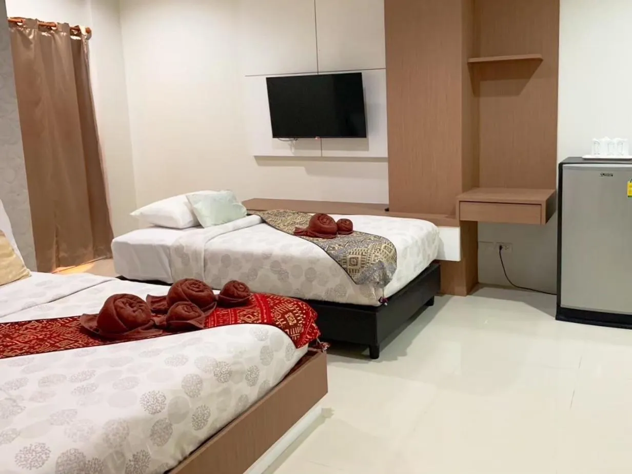 Bed in The Infinity Suite Chiangrai