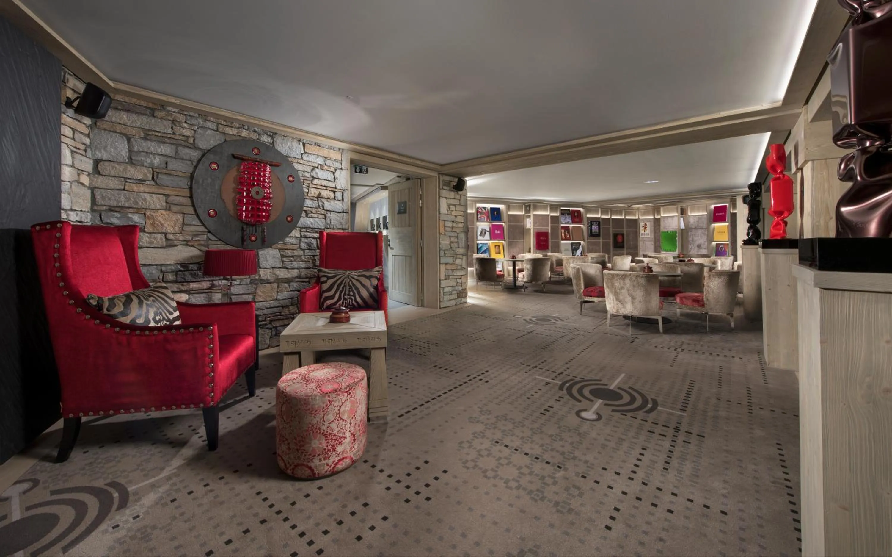 Lounge or bar in Hotel Le K2 Altitude