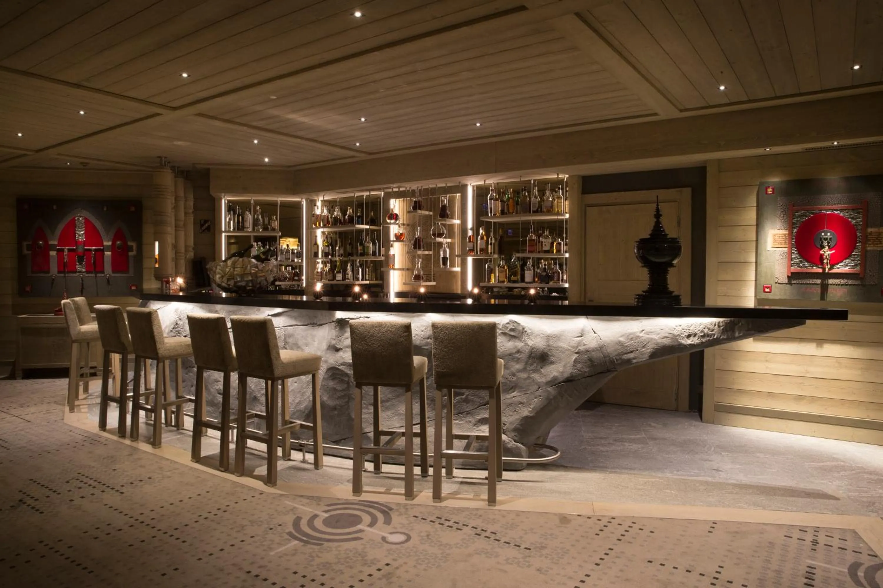 Lounge or bar in Hotel Le K2 Altitude