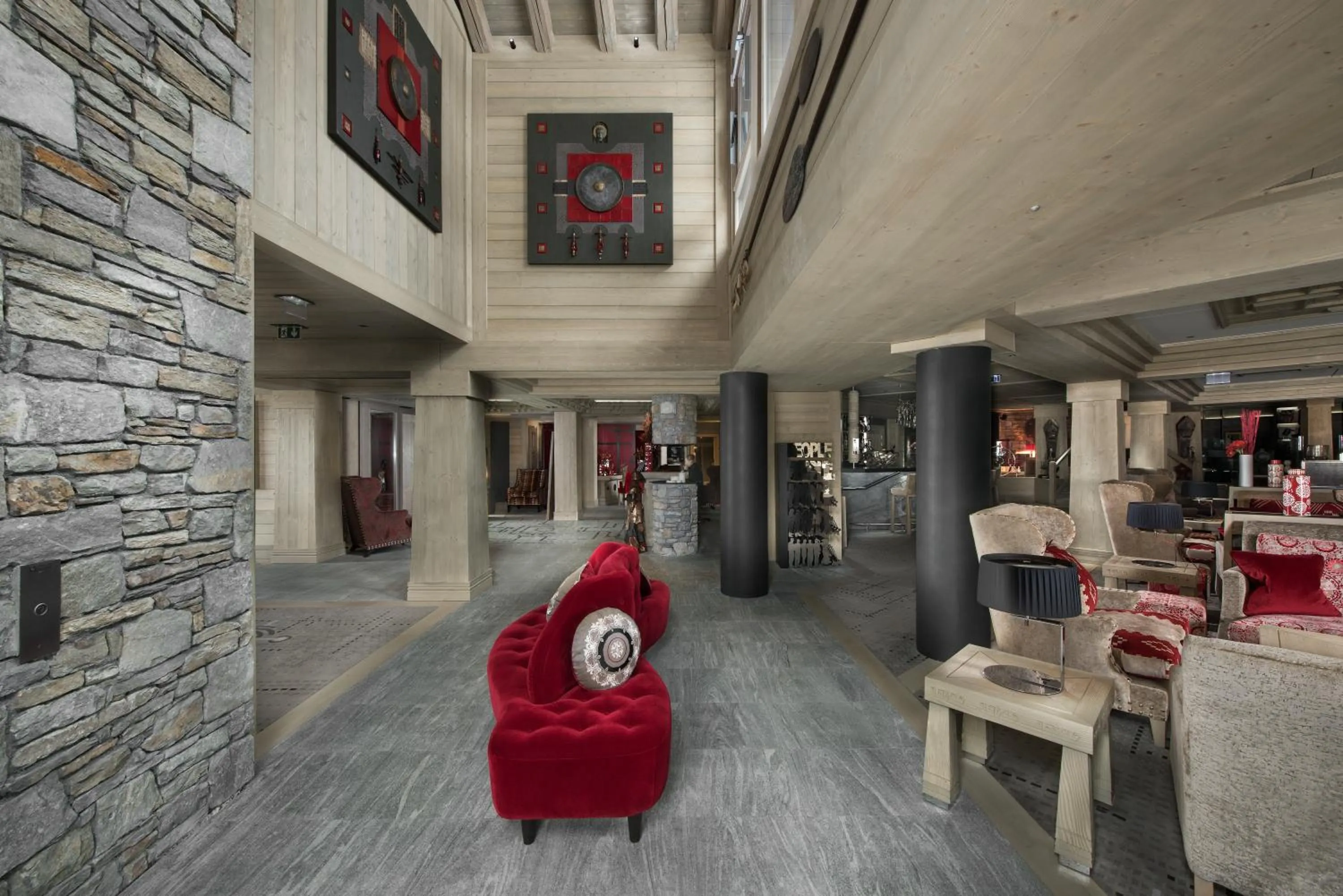 Seating area in Hotel Le K2 Altitude