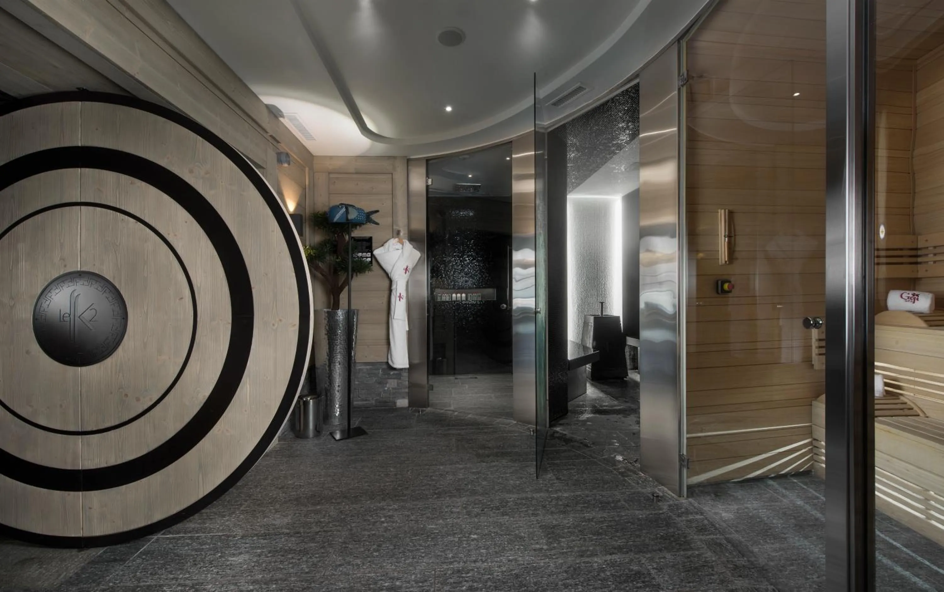 Sauna in Hotel Le K2 Altitude