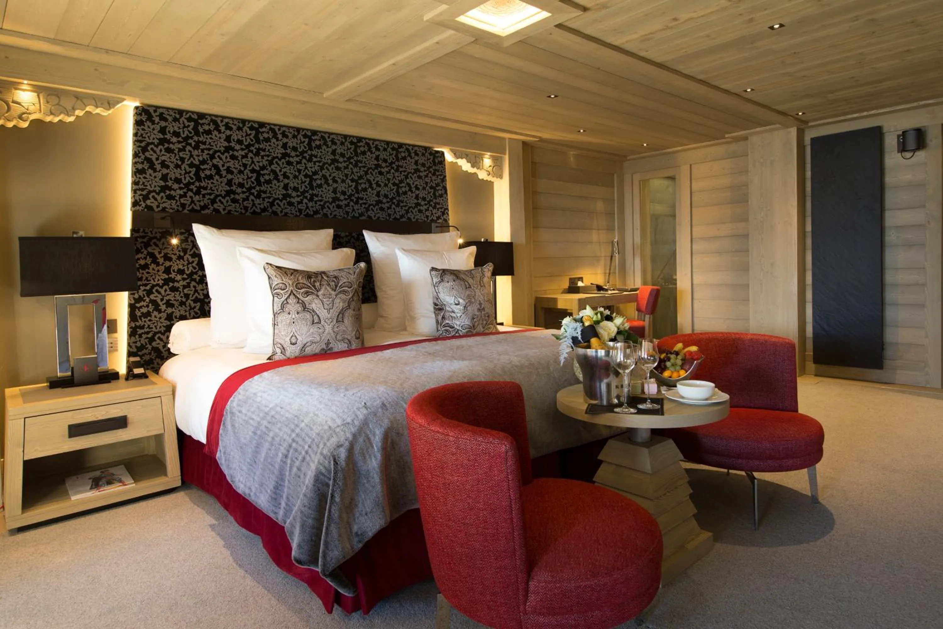 Bed in Hotel Le K2 Altitude