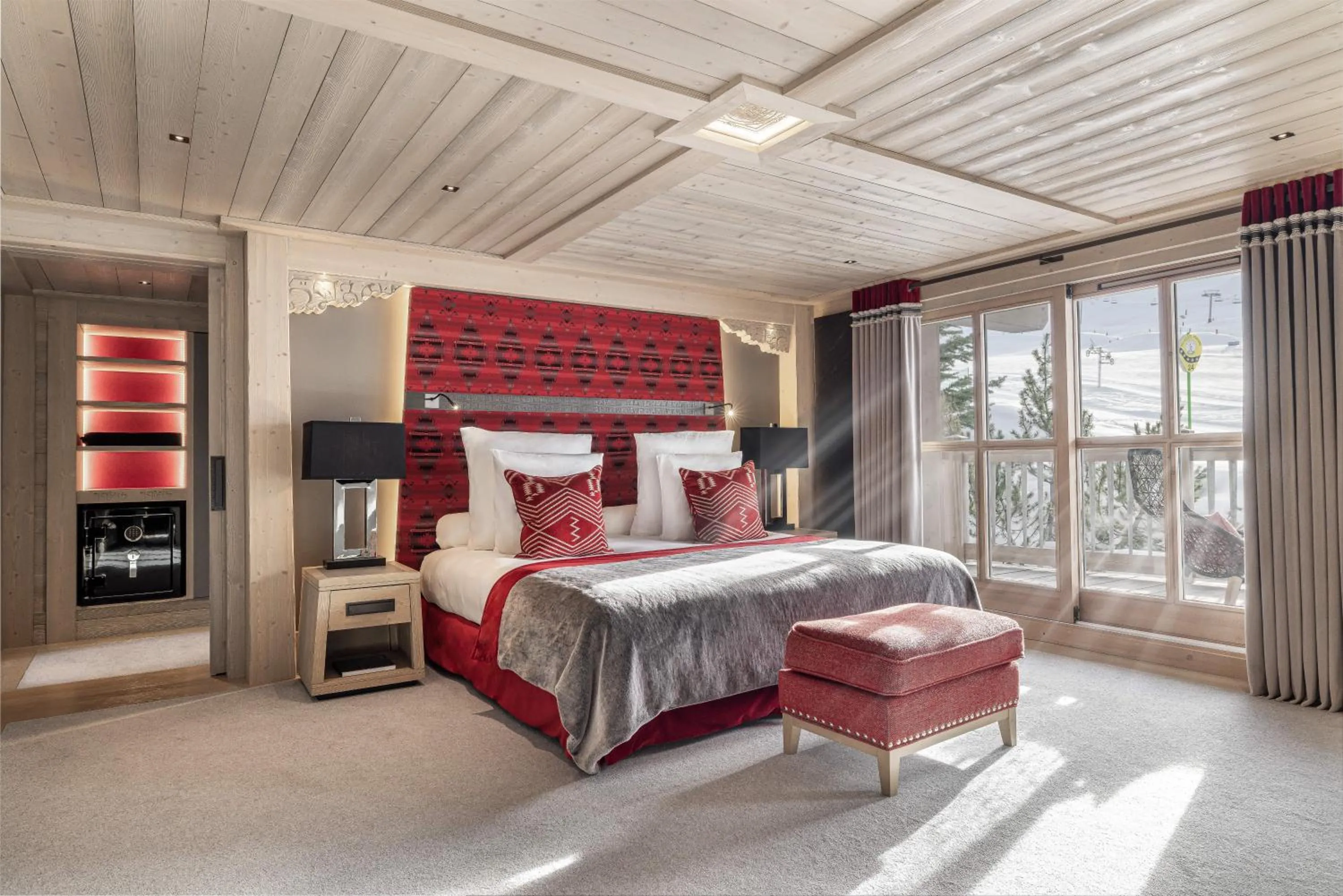 Bed in Hotel Le K2 Altitude