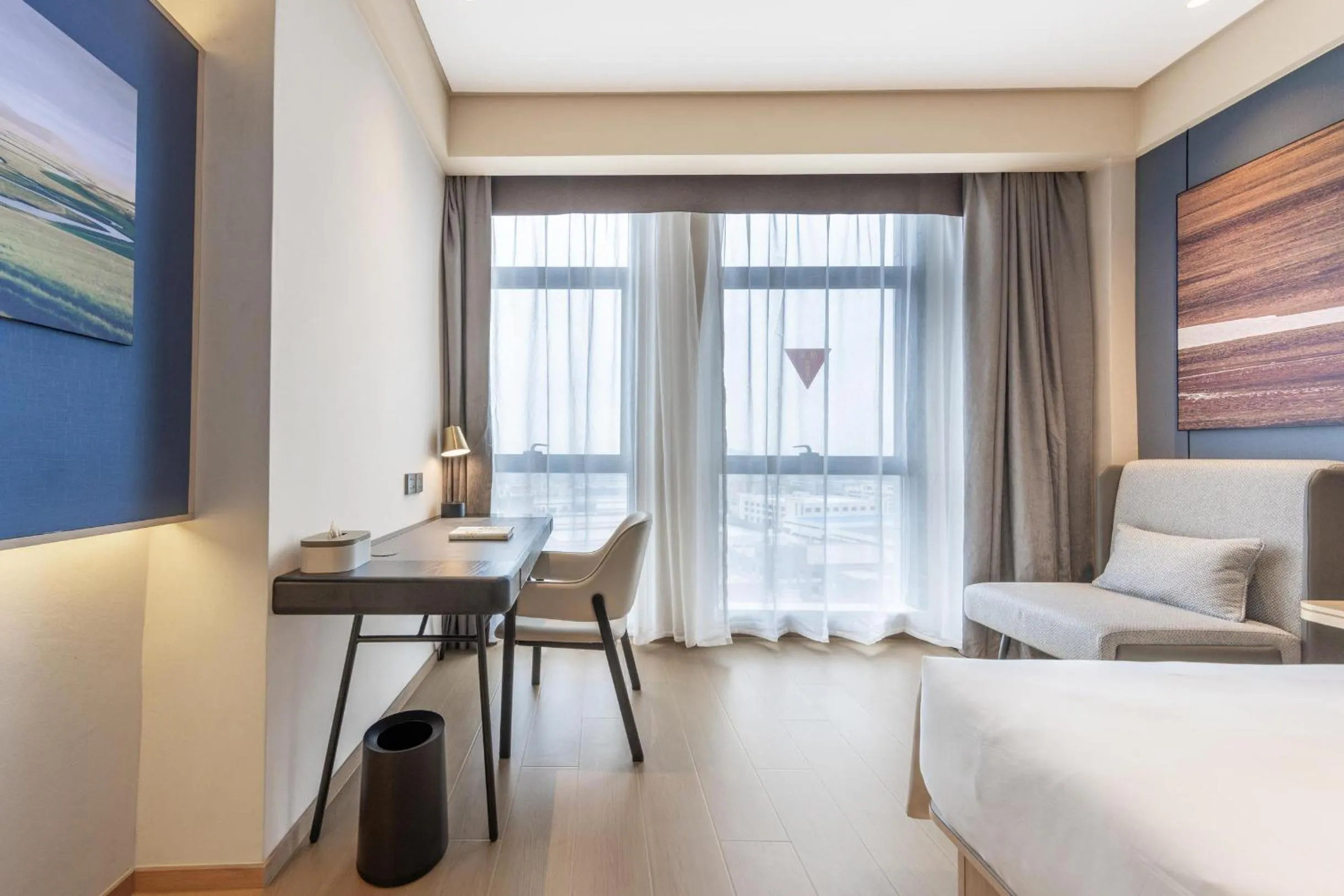 Bed in Atour X Hotel Nanjing Jiangning Future Internet Town