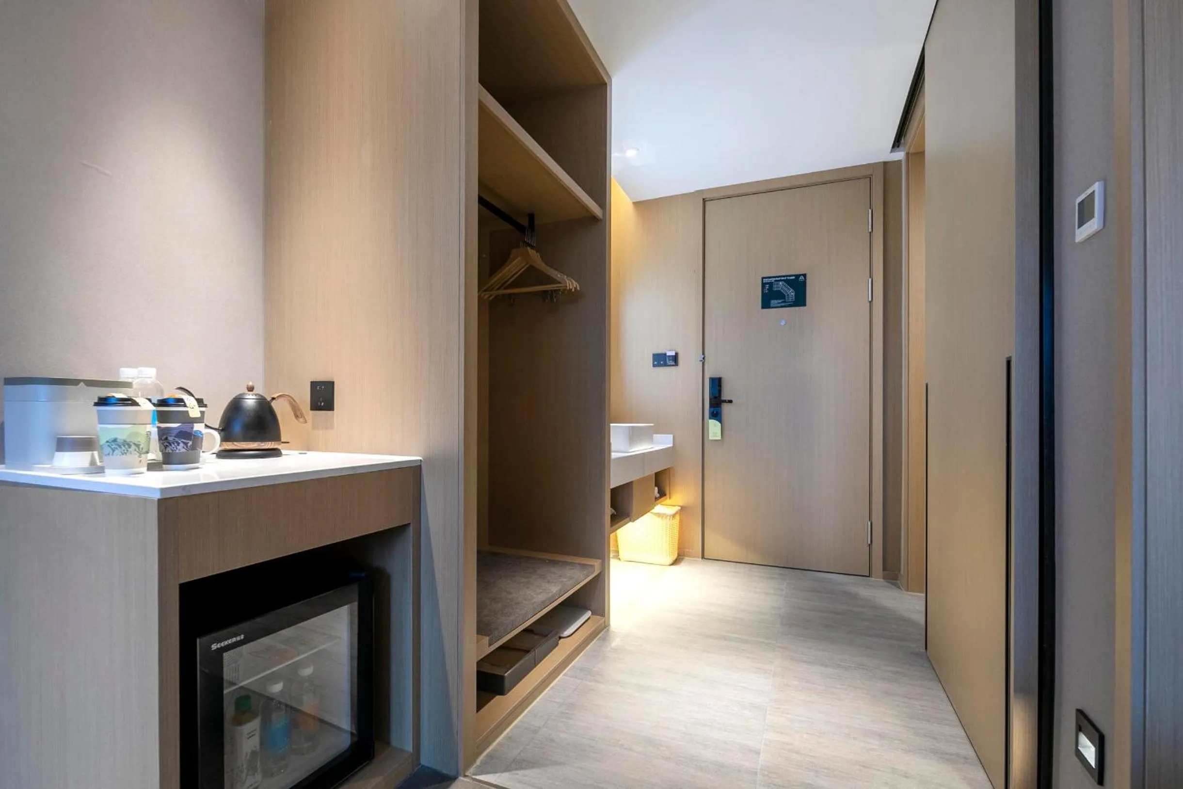 Bed in Atour Hotel Ningbo Zhenhai New City